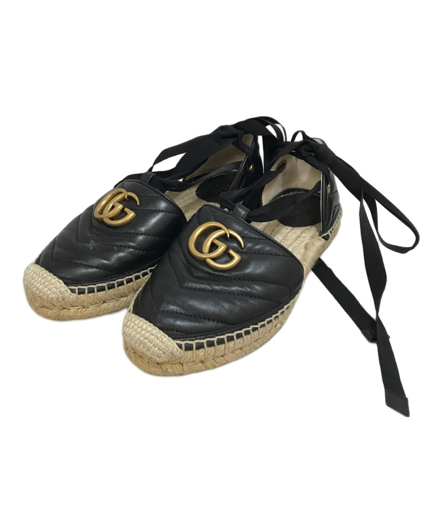 中古・古着通販】GUCCI (グッチ) GGエスパドリーユサンダル ベージュ サイズ:36｜ブランド・古着通販 トレファク公式【TREFAC  FASHION】スマホサイト