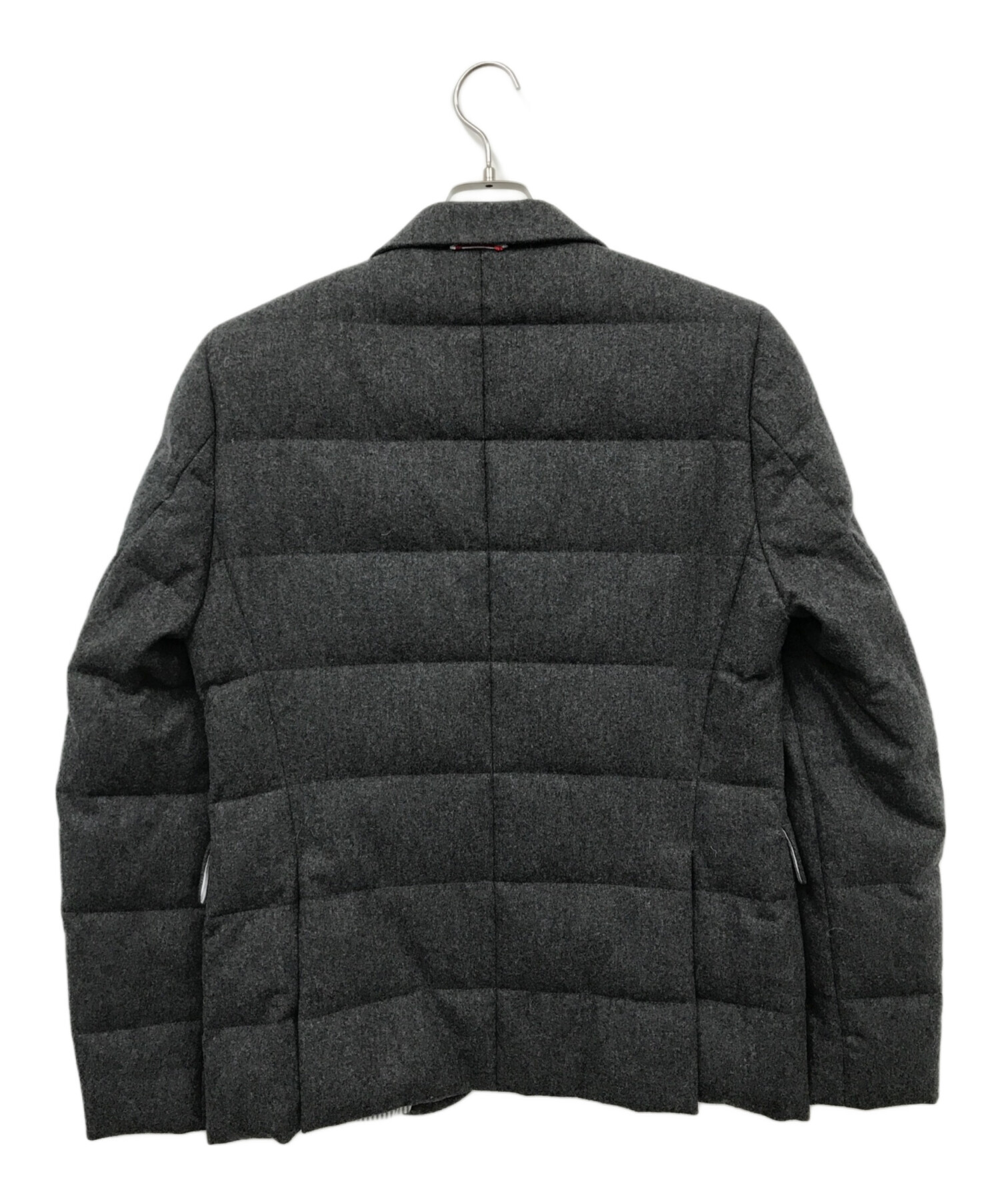 中古・古着通販】MONCLER GAMME BLEU (モンクレール ガム ブルー) ダウンテーラードジャケット グレー  サイズ:2｜ブランド・古着通販 トレファク公式【TREFAC FASHION】スマホサイト