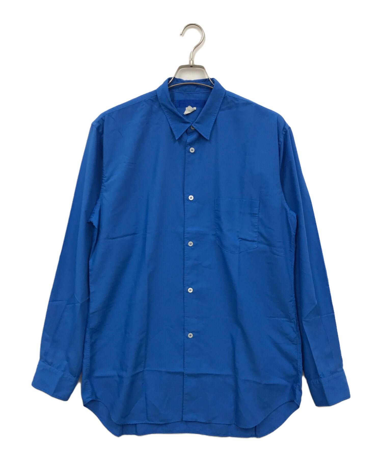 中古・古着通販】COMME des GARCONS SHIRT (コムデギャルソンシャツ) POLYESTER POPLIN OVERDYED L S  SHIRT ブルー サイズ:L｜ブランド・古着通販 トレファク公式【TREFAC FASHION】スマホサイト