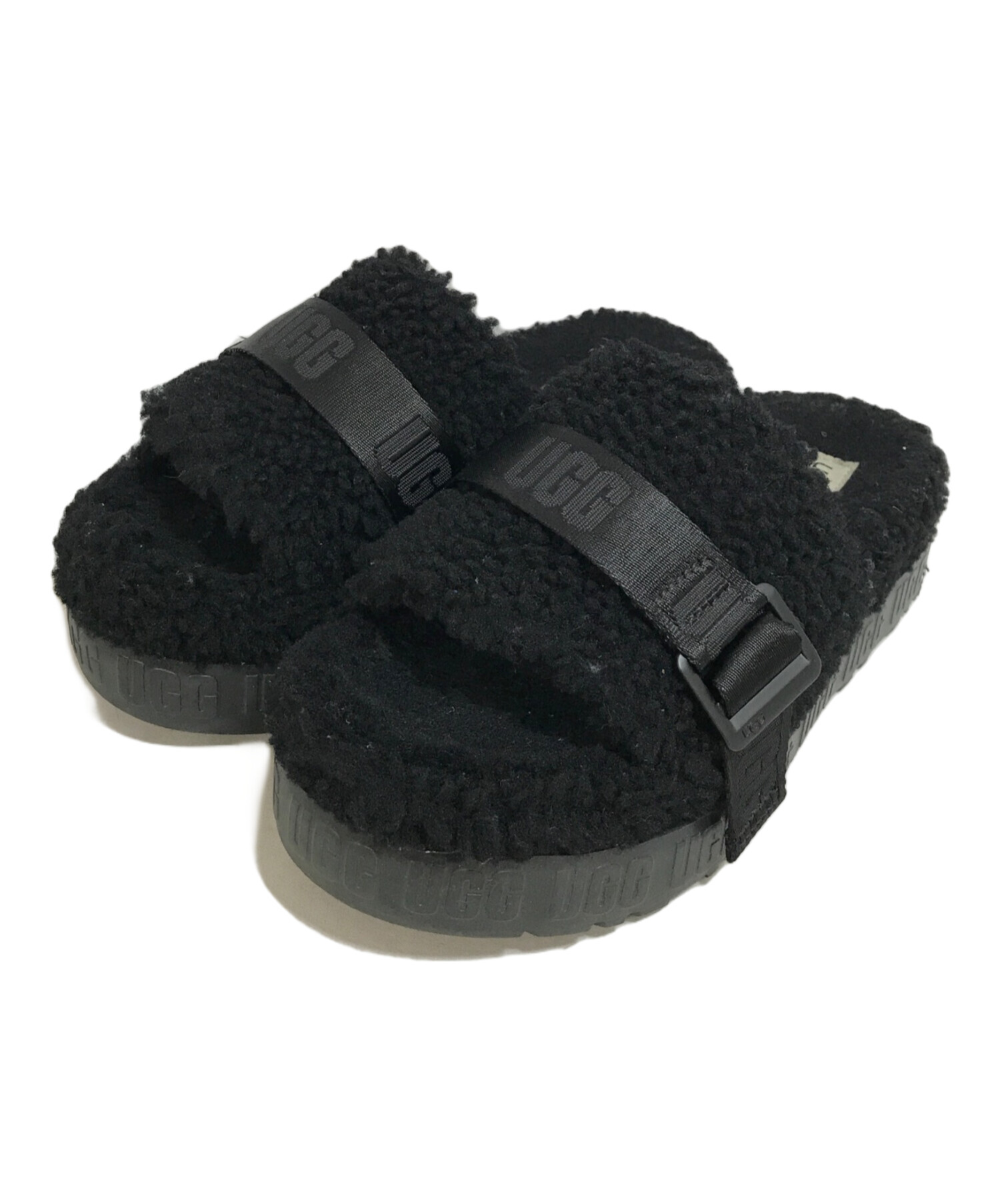 中古・古着通販】UGG (アグ) ファーサンダル ブラック サイズ:25｜ブランド・古着通販 トレファク公式【TREFAC FASHION】スマホサイト