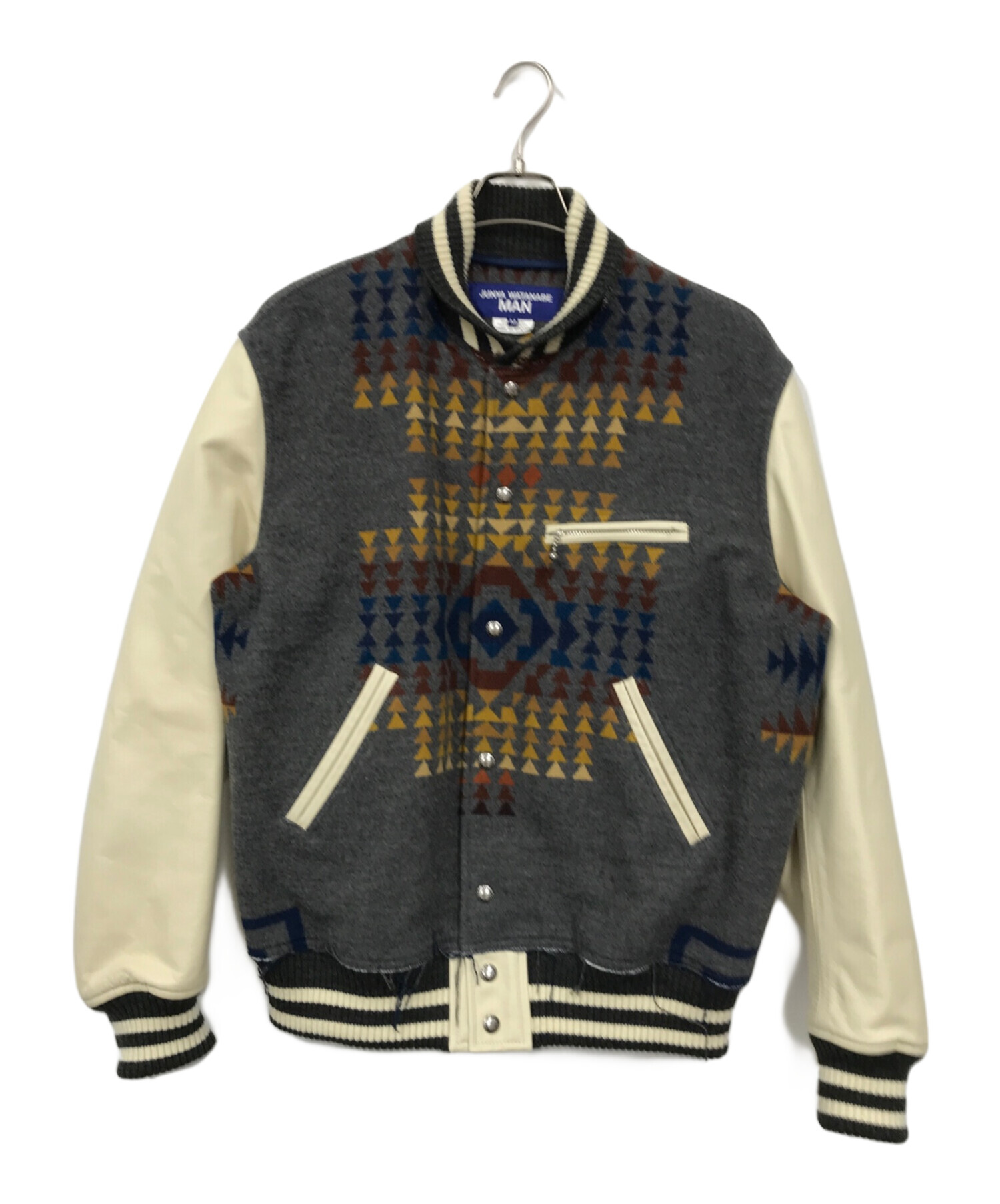 中古・古着通販】JUNYA WATANABE COMME des GARCONS ((ジュンヤワタナベ コムデギャルソン) PENDLETON ( ペンドルトン) スタジャン グレー サイズ:M｜ブランド・古着通販 トレファク公式【TREFAC FASHION】スマホサイト