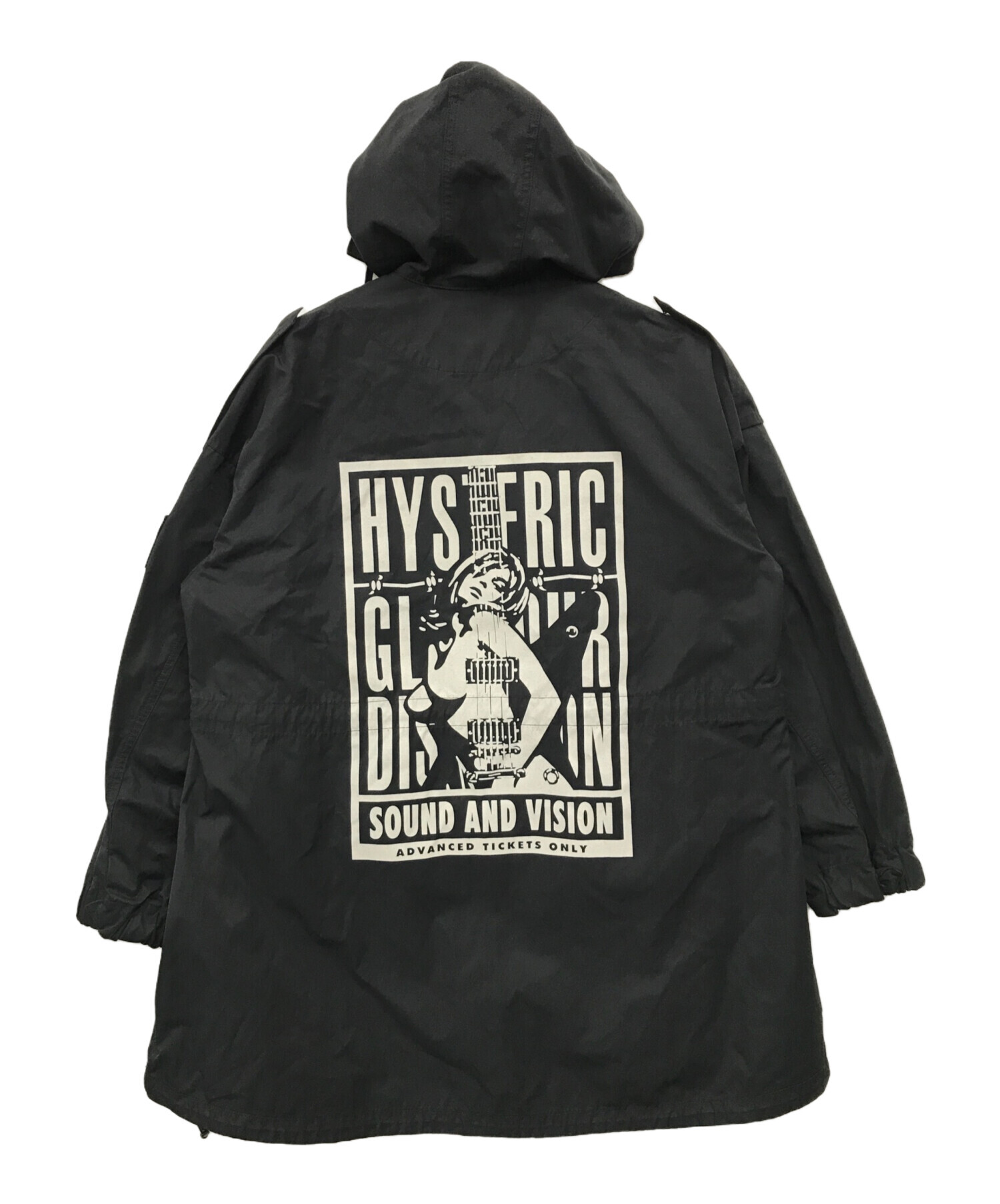 中古・古着通販】Hysteric Glamour (ヒステリックグラマー) ガールプリントモッズコート ブラック サイズ:FREE｜ブランド・古着通販  トレファク公式【TREFAC FASHION】スマホサイト