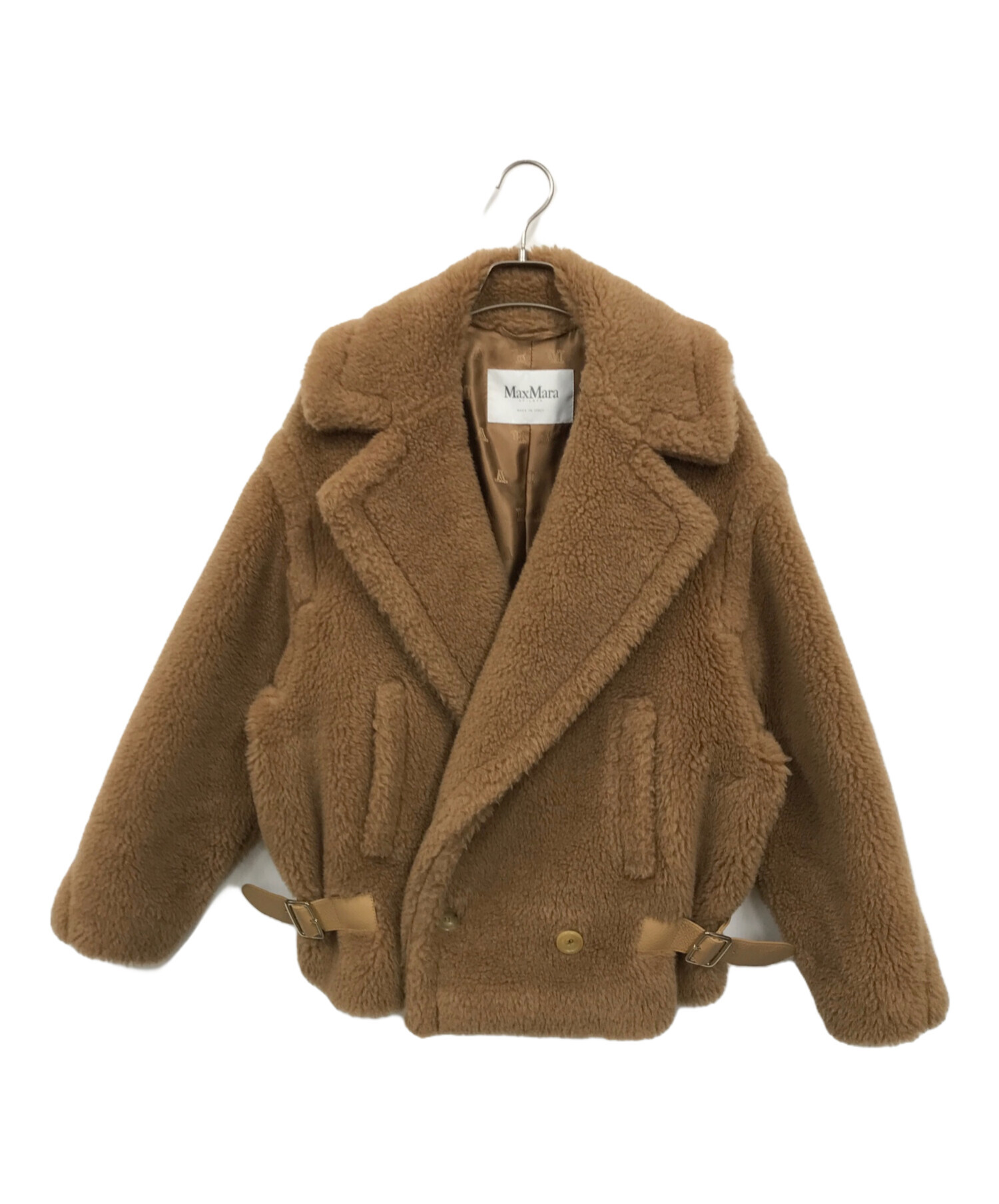 MaxMara (マックスマーラ) 1951テディベア ショート コート ブラウン サイズ:38