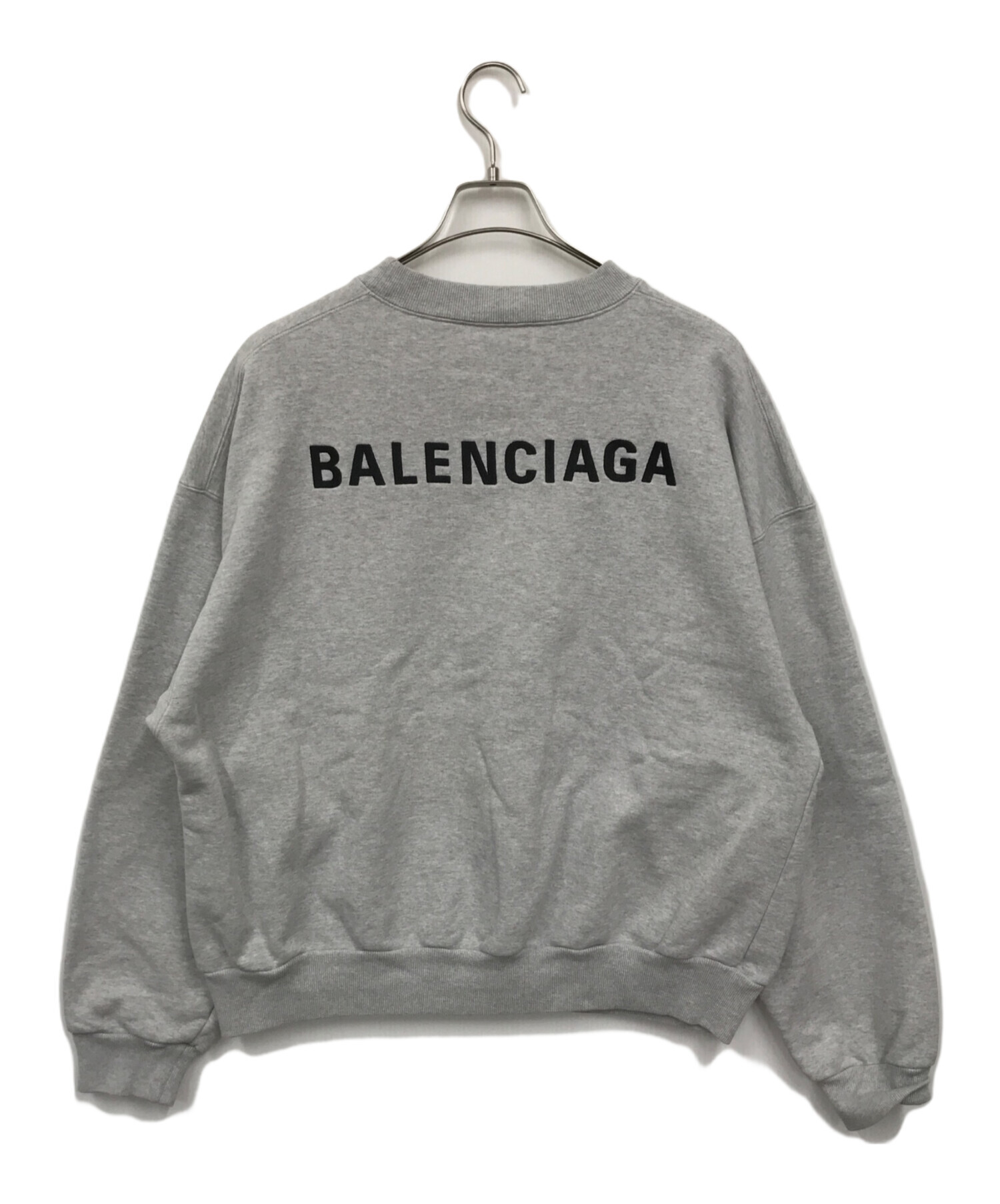 中古・古着通販】BALENCIAGA (バレンシアガ) ロゴスウェット グレー サイズ:S｜ブランド・古着通販 トレファク公式【TREFAC  FASHION】スマホサイト