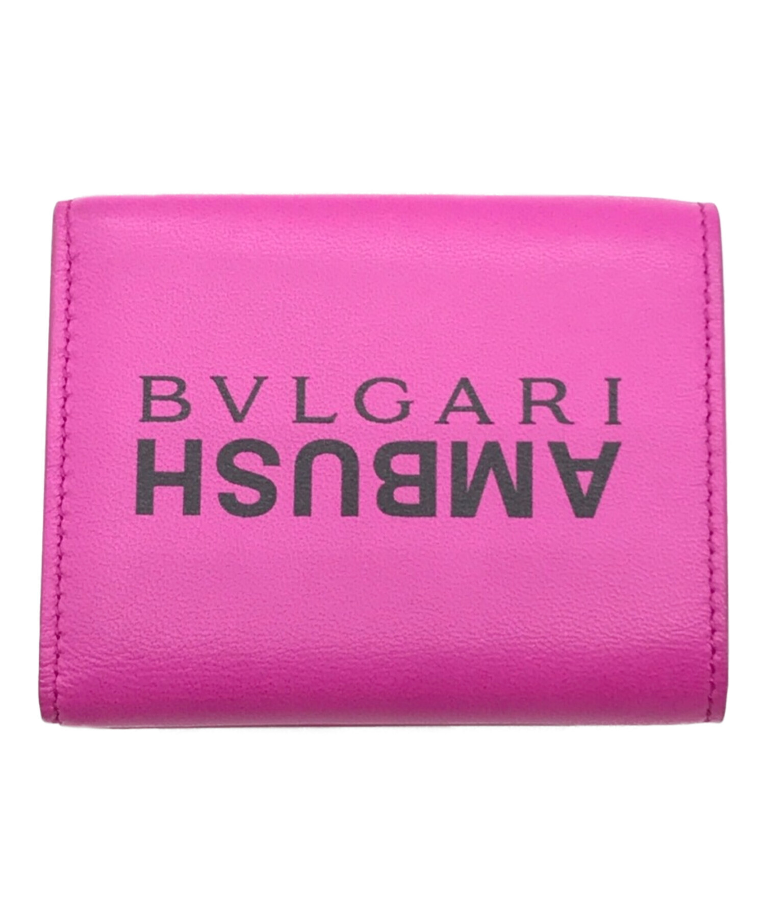 BVLGARI×AMBUSH (ブルガリ×アンブッシュ) 3つ折り財布 ピンク×ブラック サイズ:不明