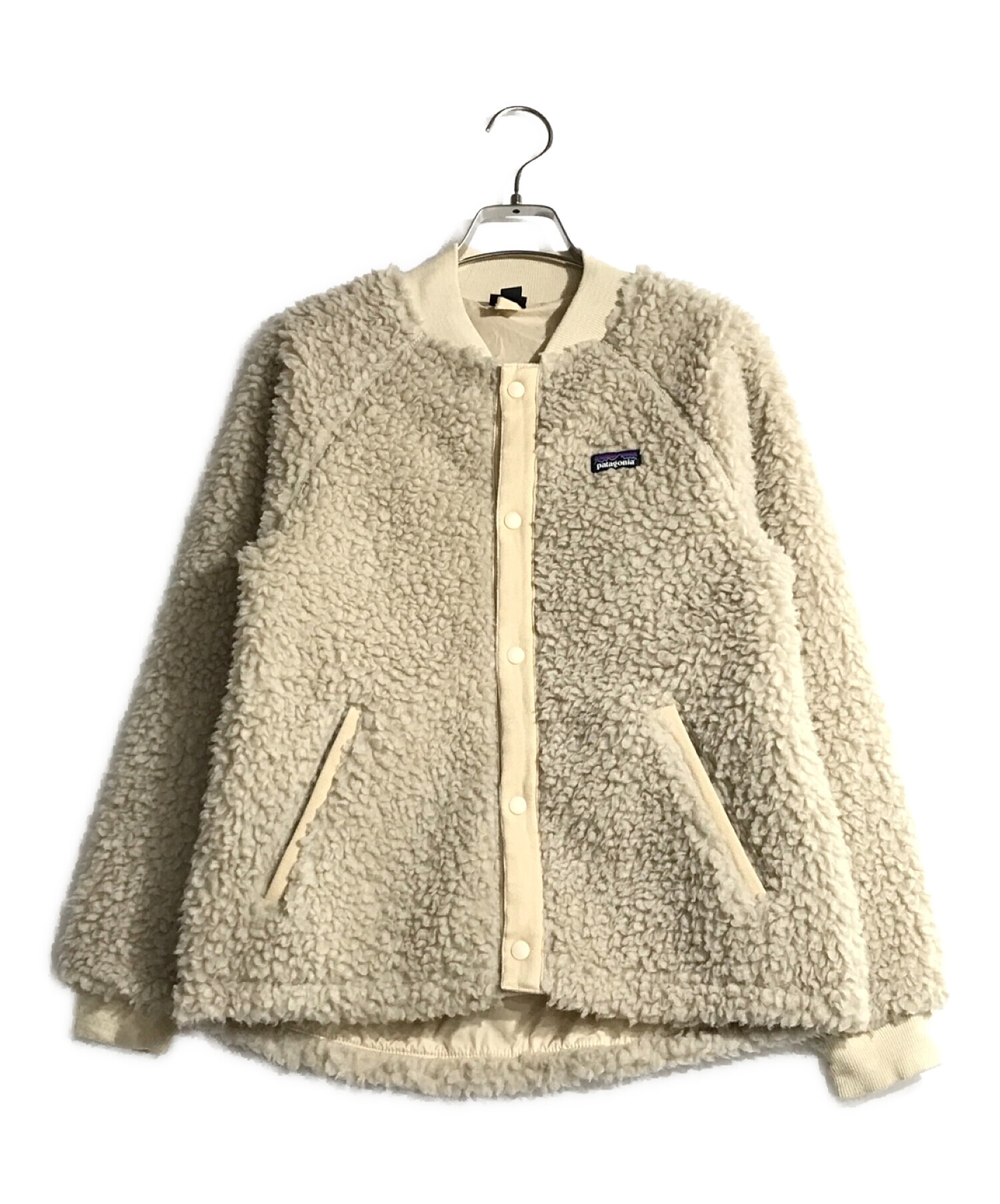 Patagonia (パタゴニア) ガールズレトロXボマー・ジャケット ベージュ サイズ:XL(キッズ14)