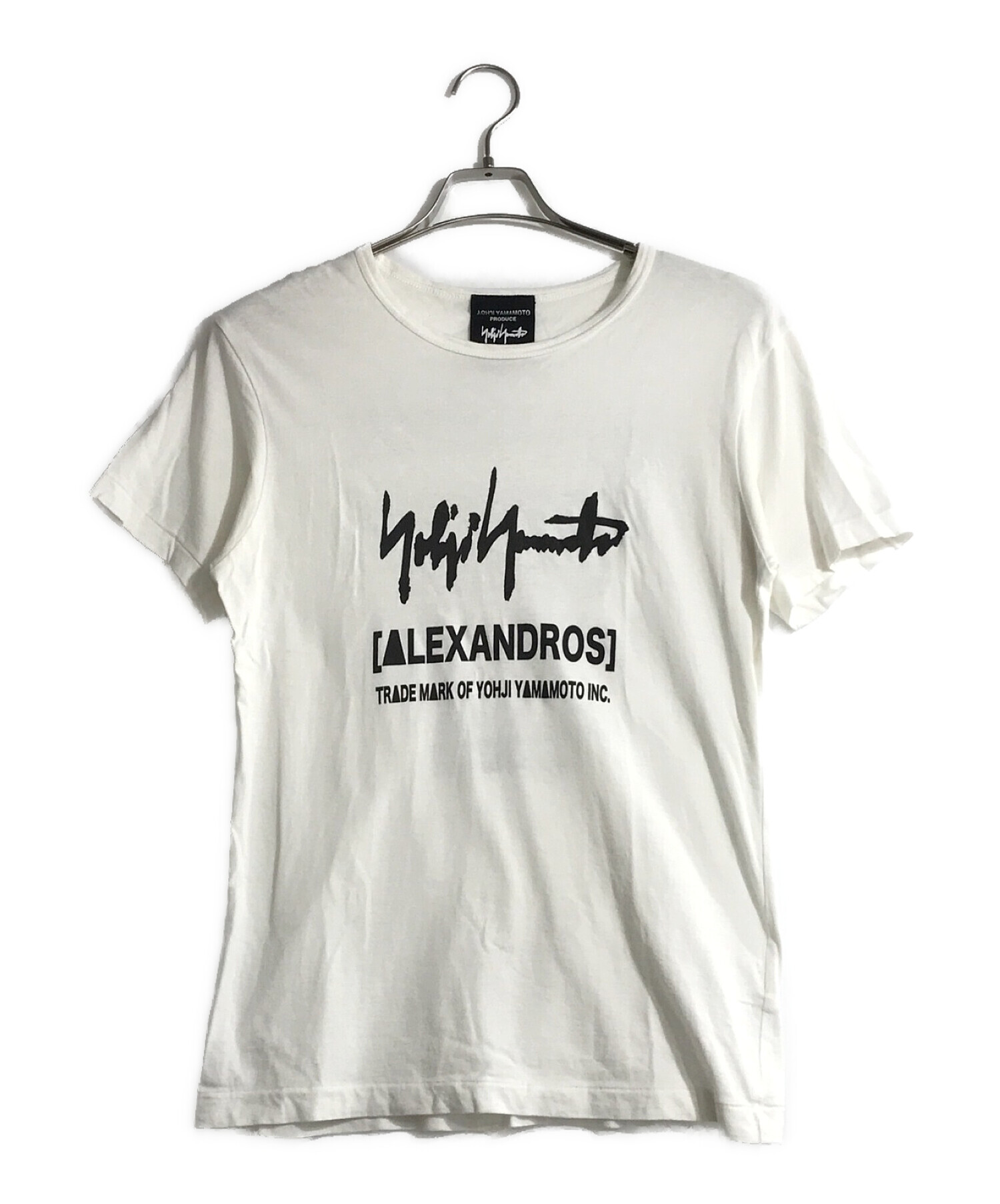 Yohji Yamamoto pour homme (ヨウジヤマモトプールオム) プリントTシャツ ホワイト サイズ:1