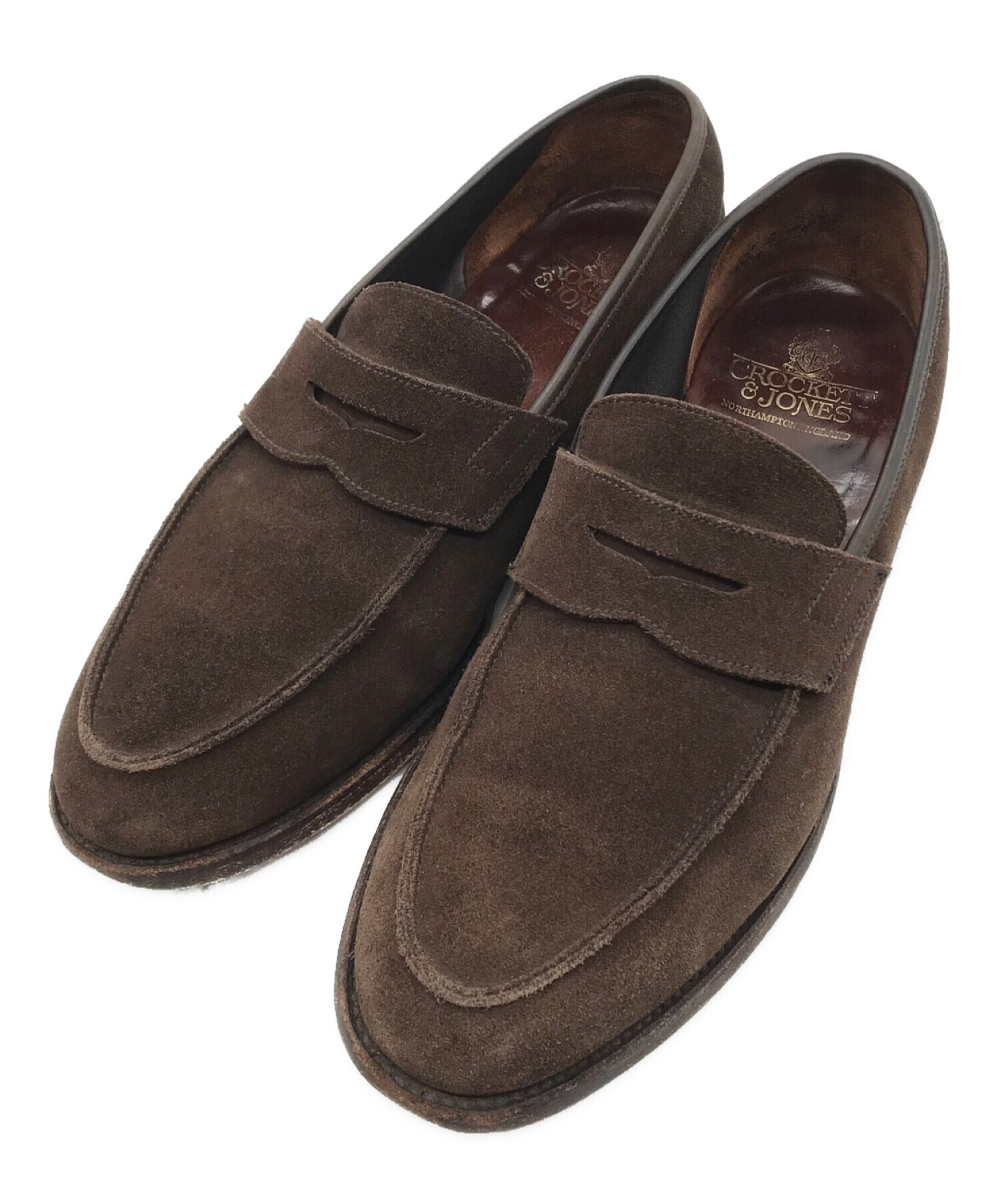 Crockett & Jones (クロケット＆ジョーンズ) RICHMOND スエードローファー ブラウン サイズ:不明