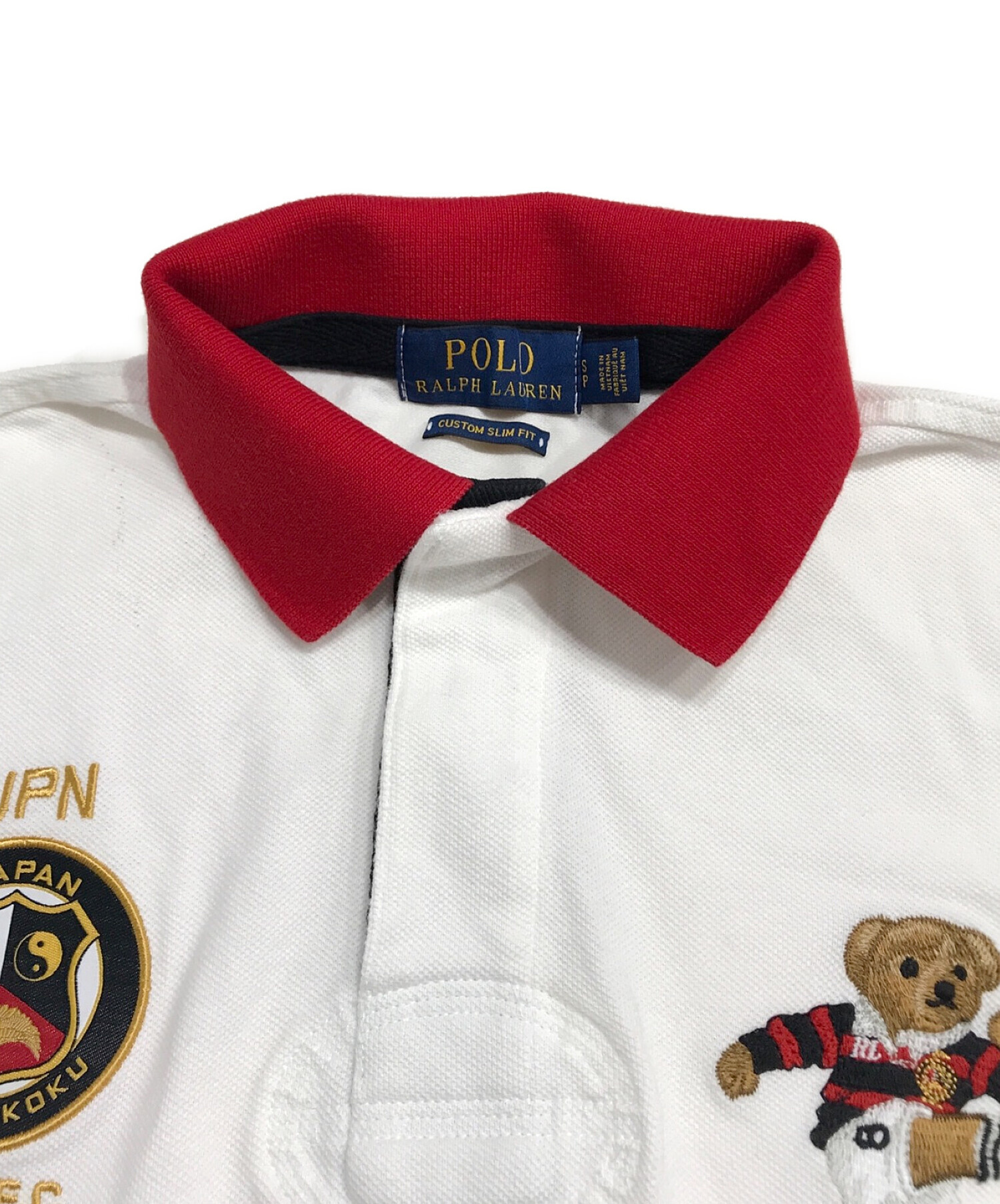 中古・古着通販】POLO RALPH LAUREN (ポロ・ラルフローレン) キッカーベアポロシャツ ホワイト サイズ:S｜ブランド・古着通販  トレファク公式【TREFAC FASHION】スマホサイト