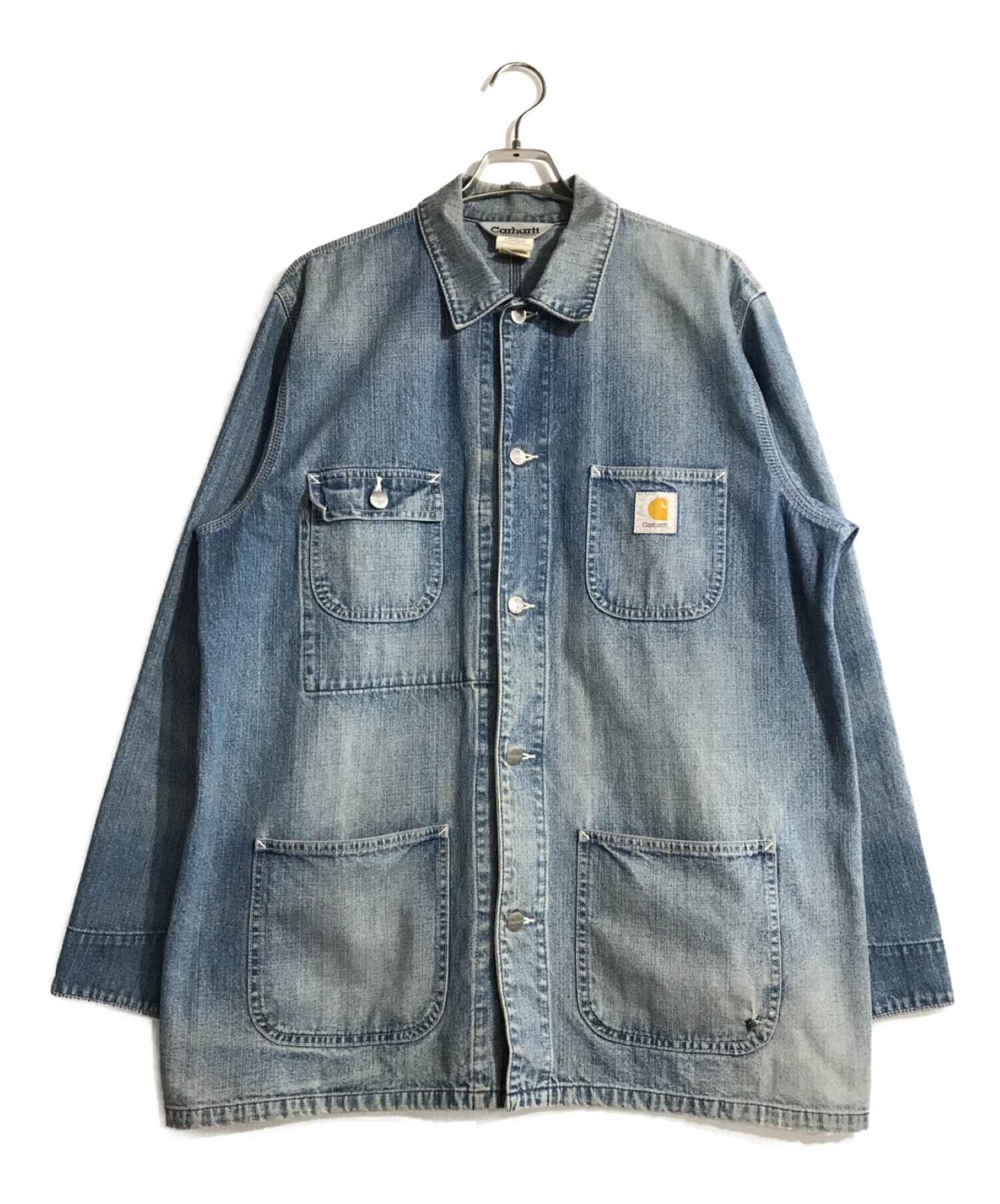 CarHartt (カーハート) デニムカバーオール インディゴ サイズ:XL