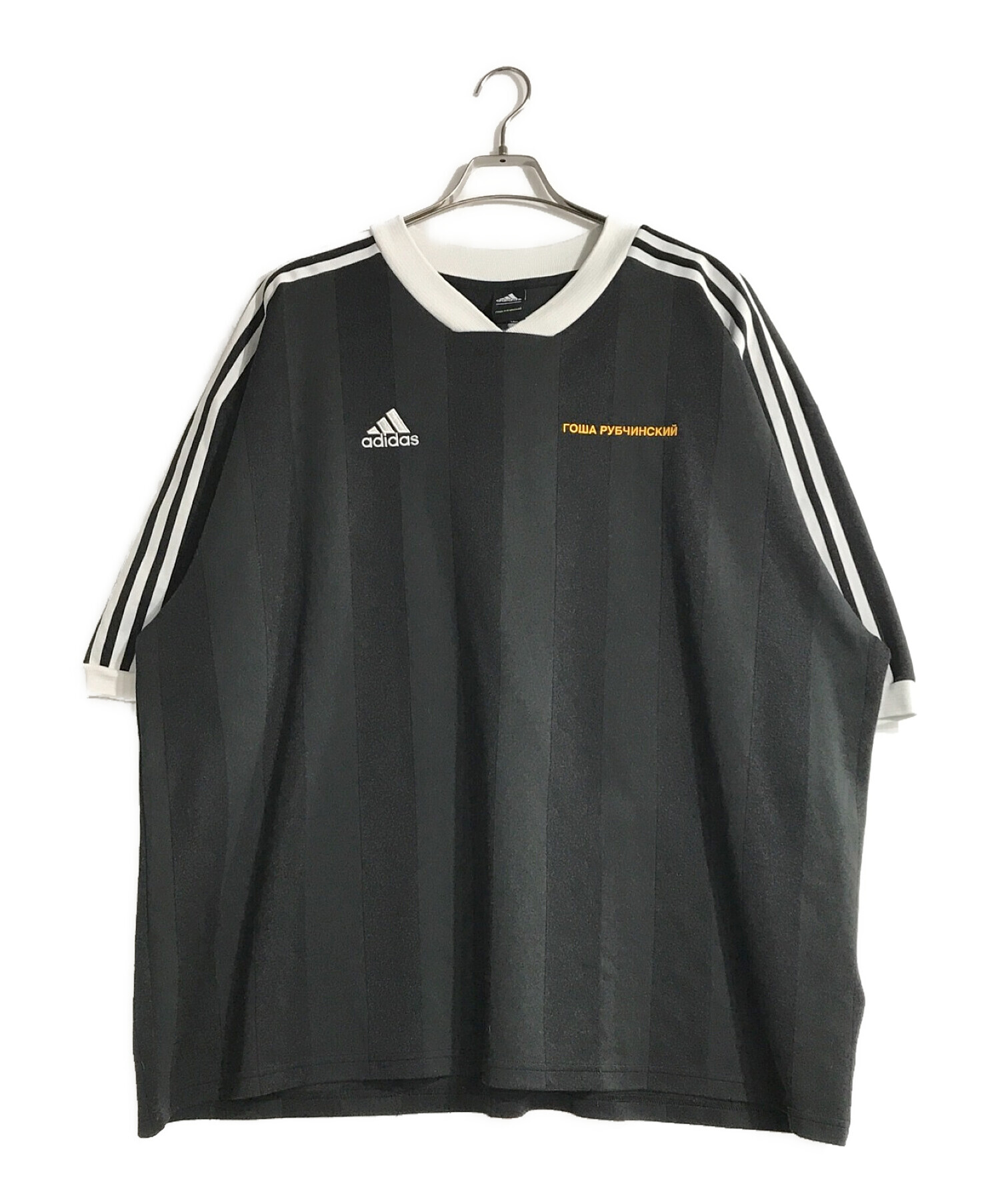 adidas × Gosha Rubchinskiy (アディダス × ゴーシャラブチンスキー) ゲームシャツ ブラック サイズ:XL