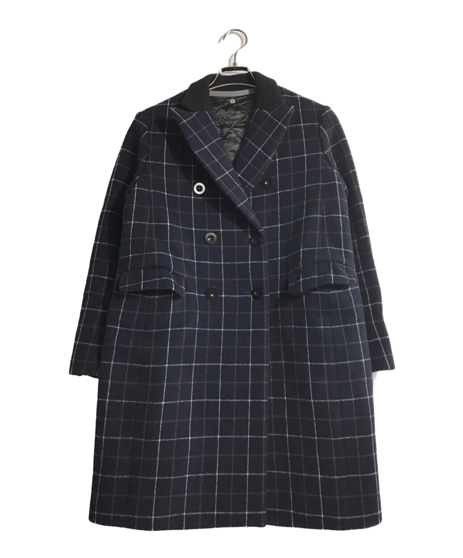 sacai Wool Double Breasted Check Coat何のキズですか