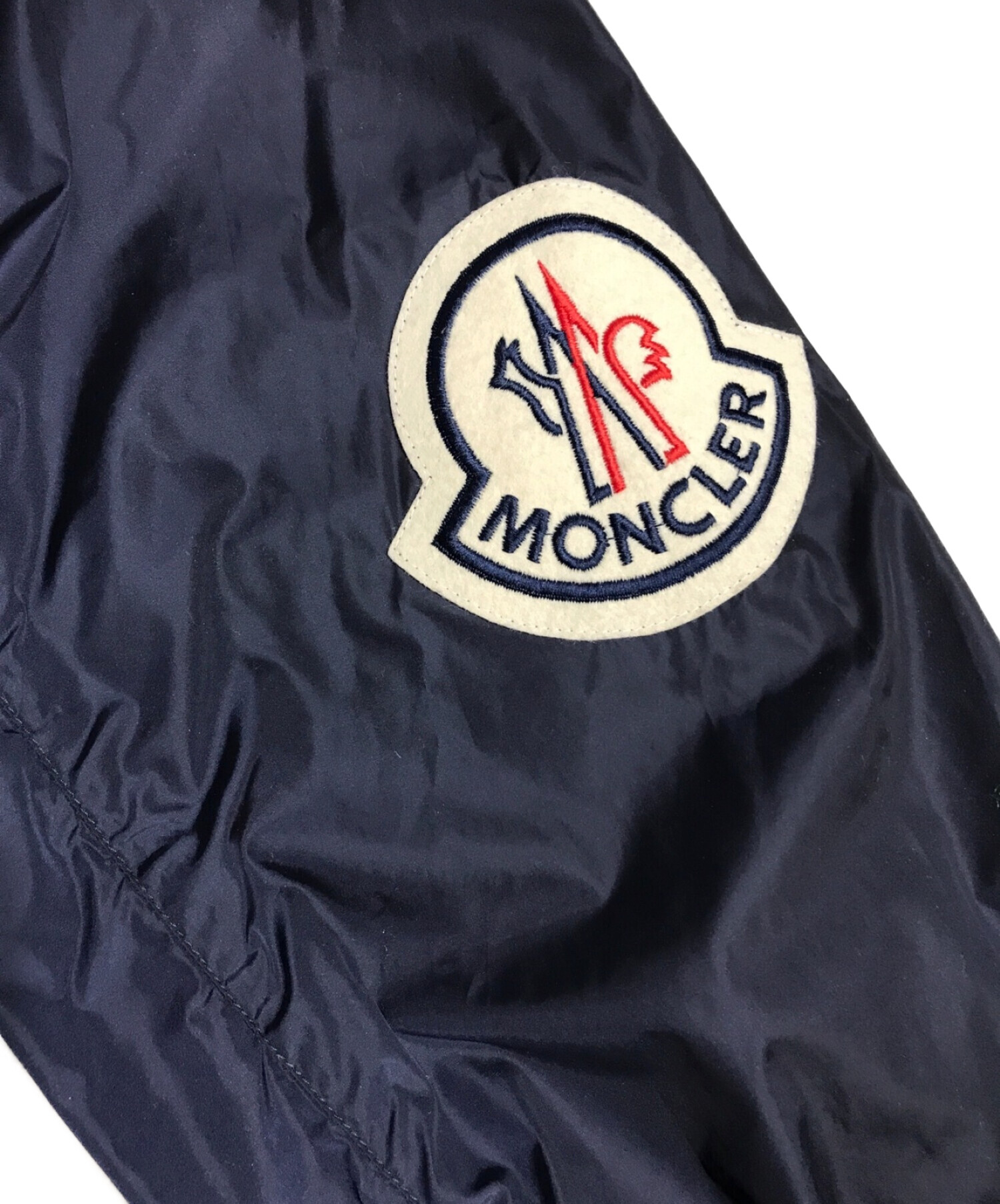 MONCLER GENIUS (モンクレール ジーニアス) ナイロンジャケット ネイビー×レッド サイズ:3