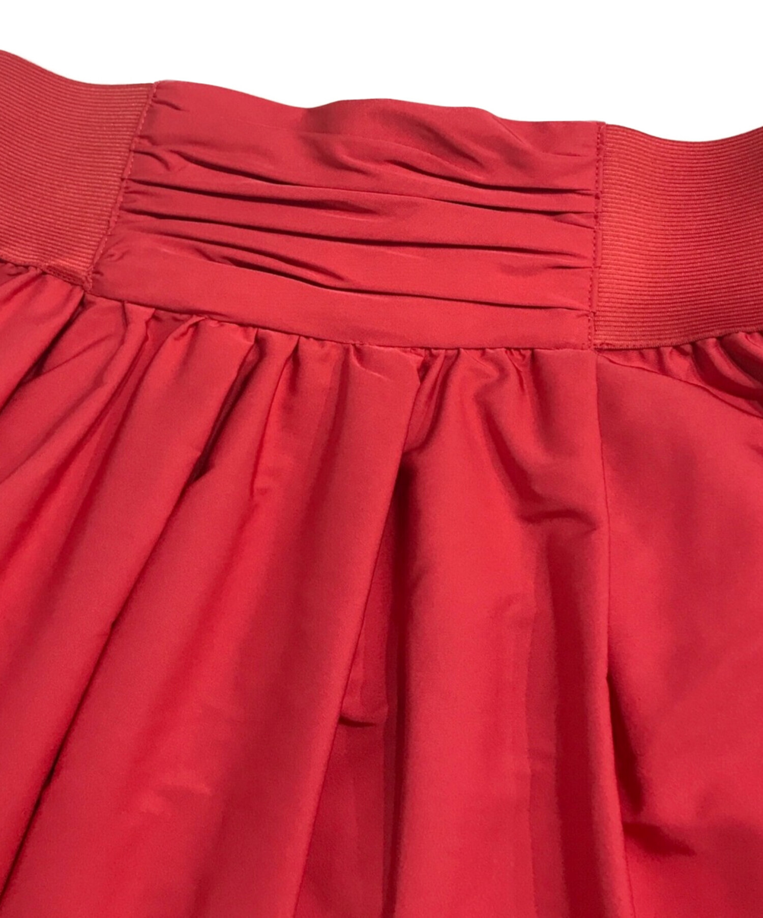 5％OFF】 新品 22AW レッド ボリュームタフタスカート SNIDEL スカート 
