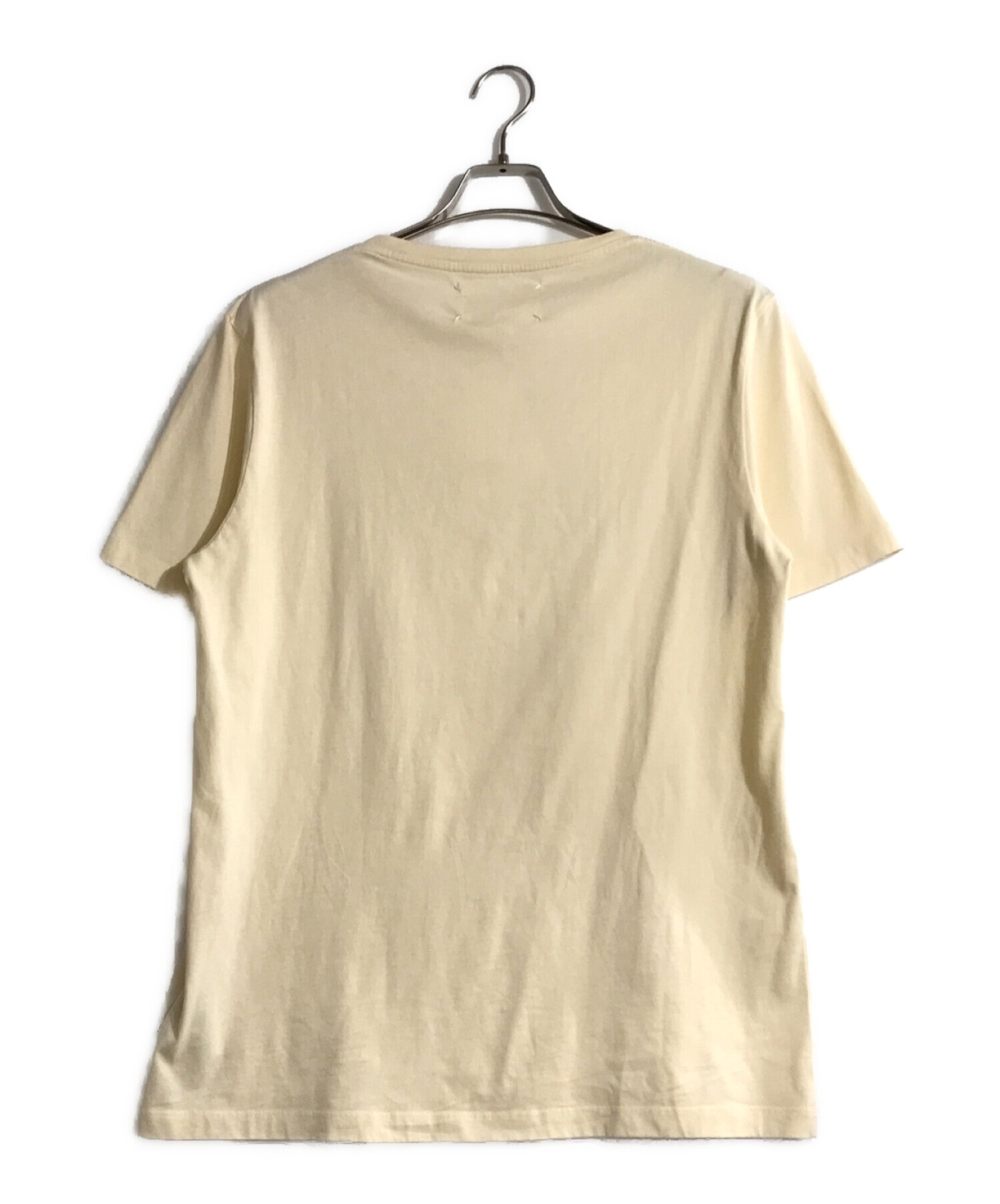 Maison Margiela (メゾンマルジェラ) プリントTシャツ アイボリー サイズ:50 未使用品