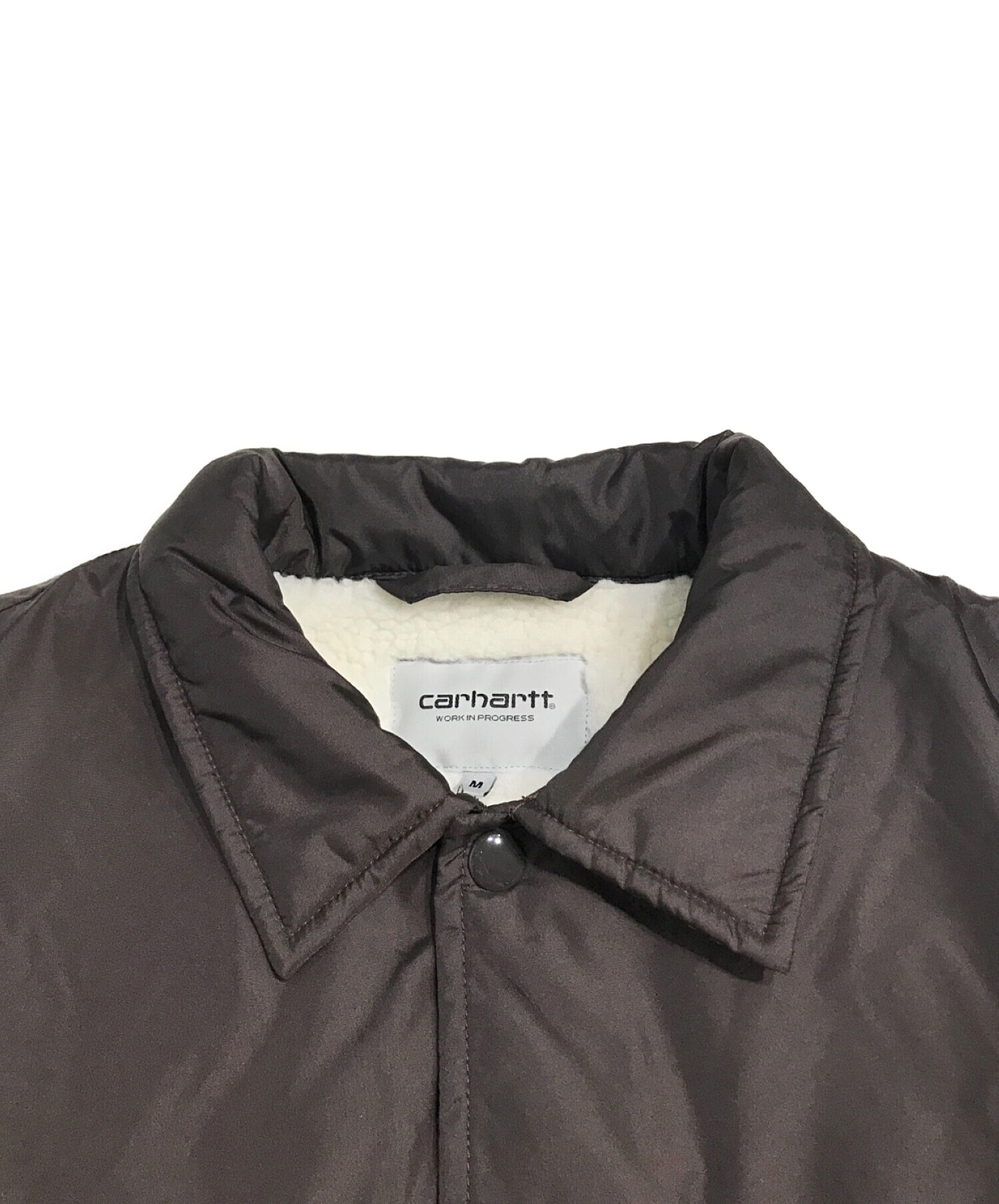 CarHartt (カーハート) スポーツパイルコーチジャケット ブラウン サイズ:M