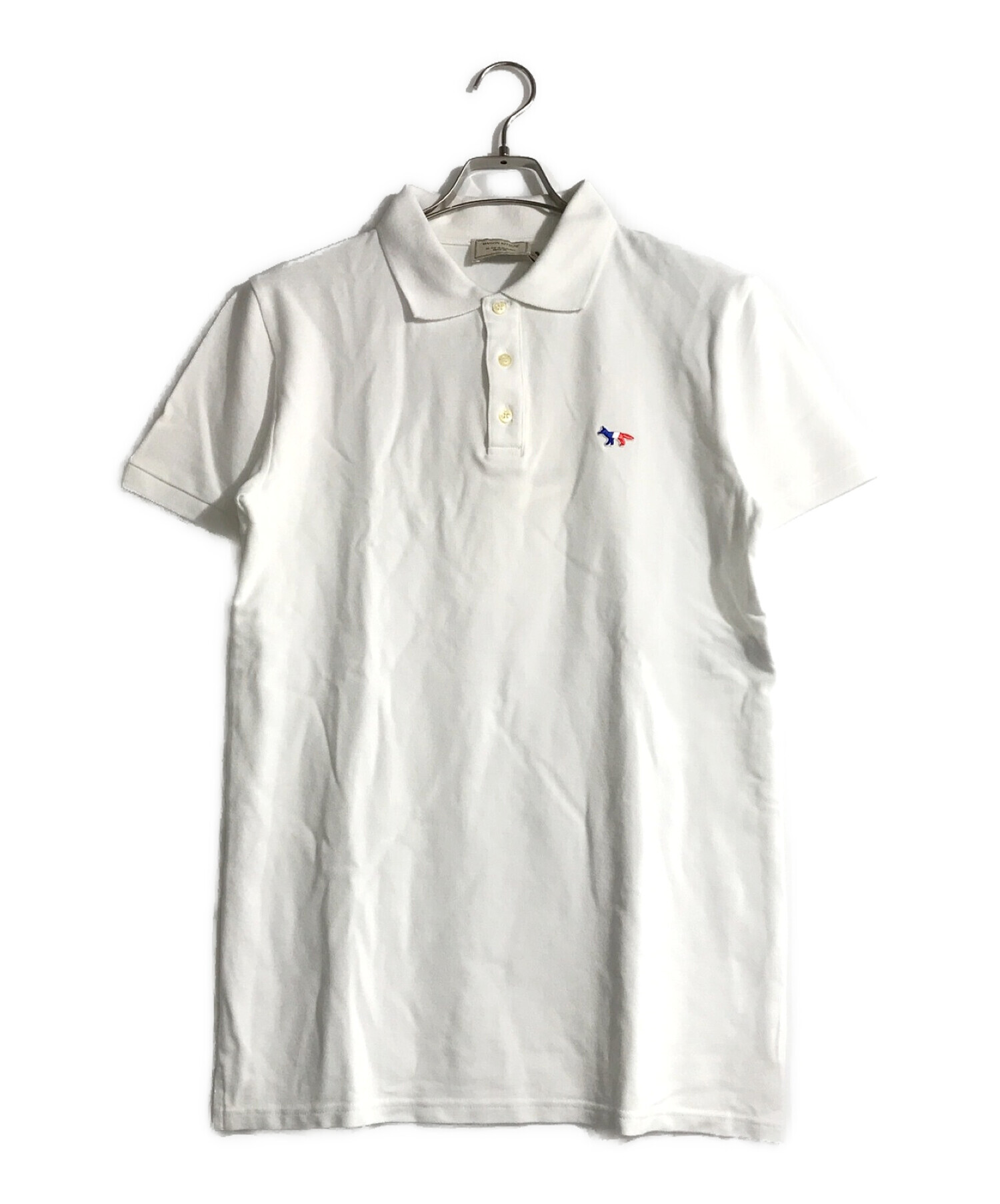 中古・古着通販】maison kitsune (メゾンキツネ) ポロシャツ ホワイト