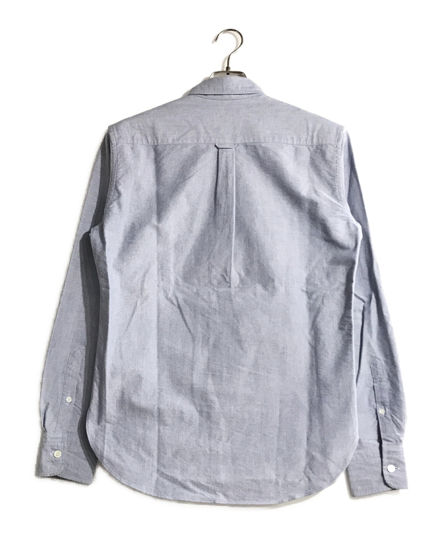 maison kitsune (メゾンキツネ) ボタンダウンシャツ ブルー サイズ:38