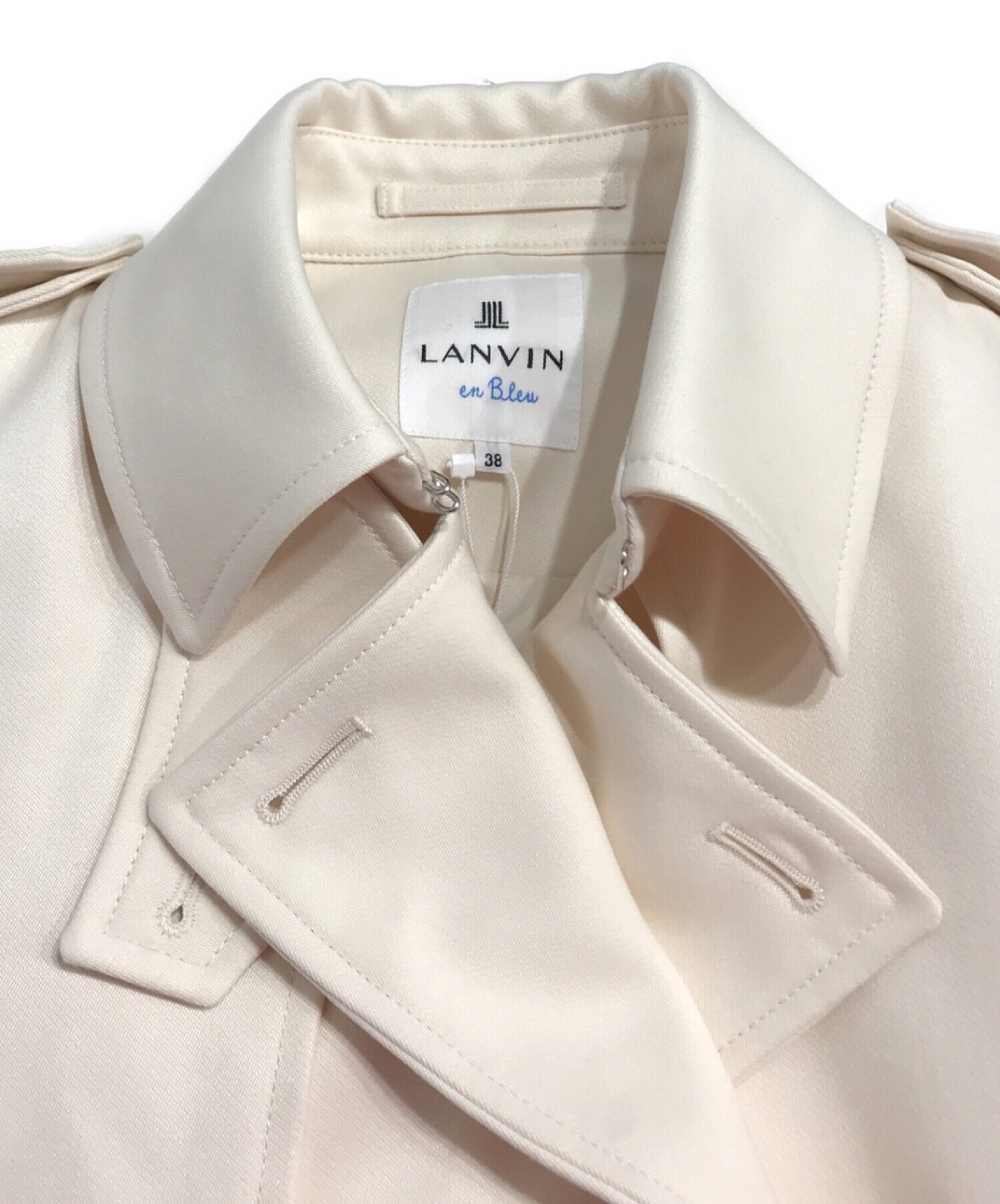 中古・古着通販】LANVIN en Bleu (ランバンオンブルー) ケープスリーブ 