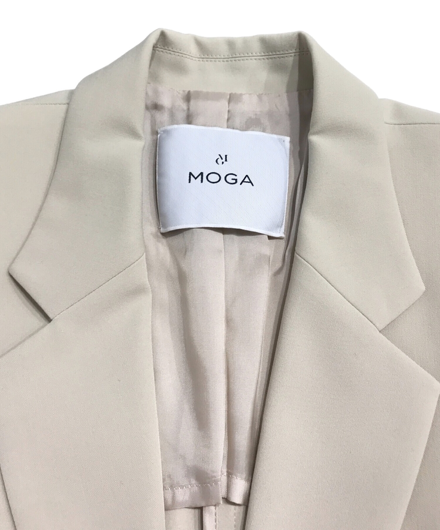 中古・古着通販】MOGA (モガ) テーラードジャケット ベージュ サイズ:3