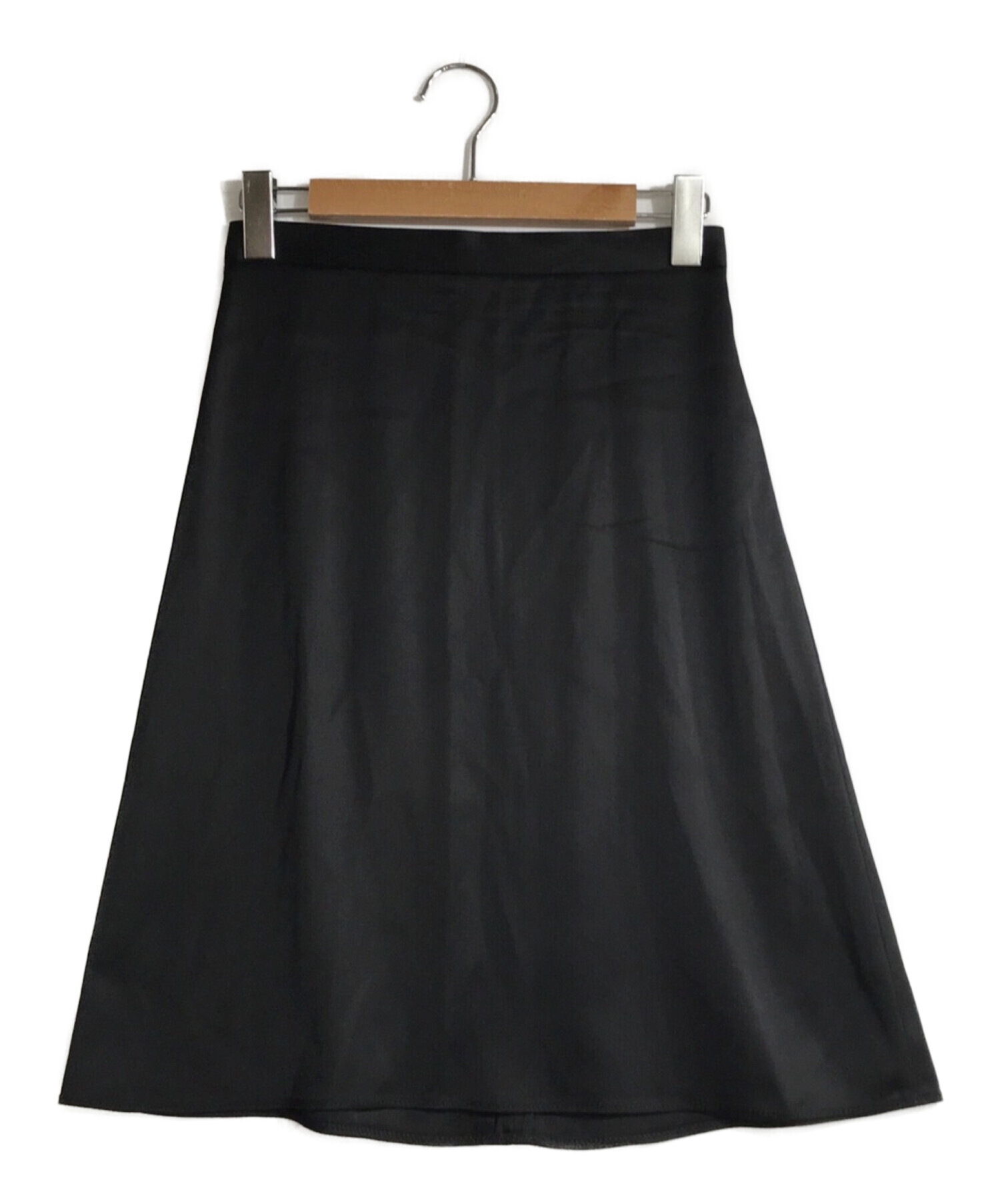 CELINE (セリーヌ) シルクスカート ブラック サイズ:36