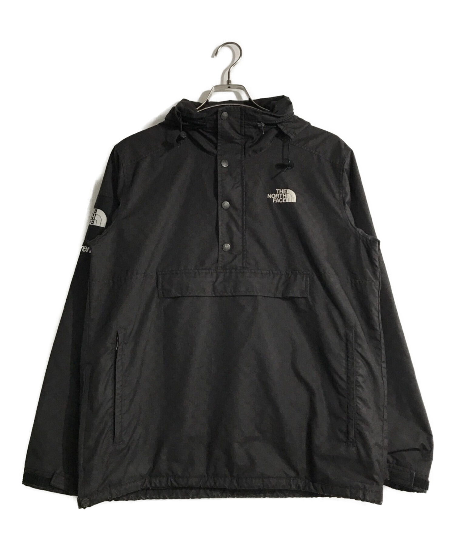 SUPREME×THE NORTH FACE (シュプリーム × ザノースフェイス) アノラックパーカー ブラック サイズ:M