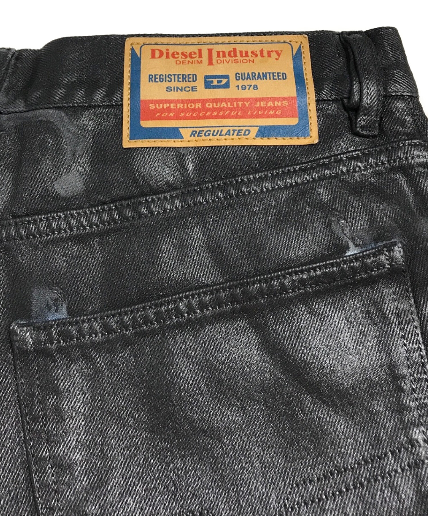 中古・古着通販】DIESEL (ディーゼル) コーティングデニムパンツ