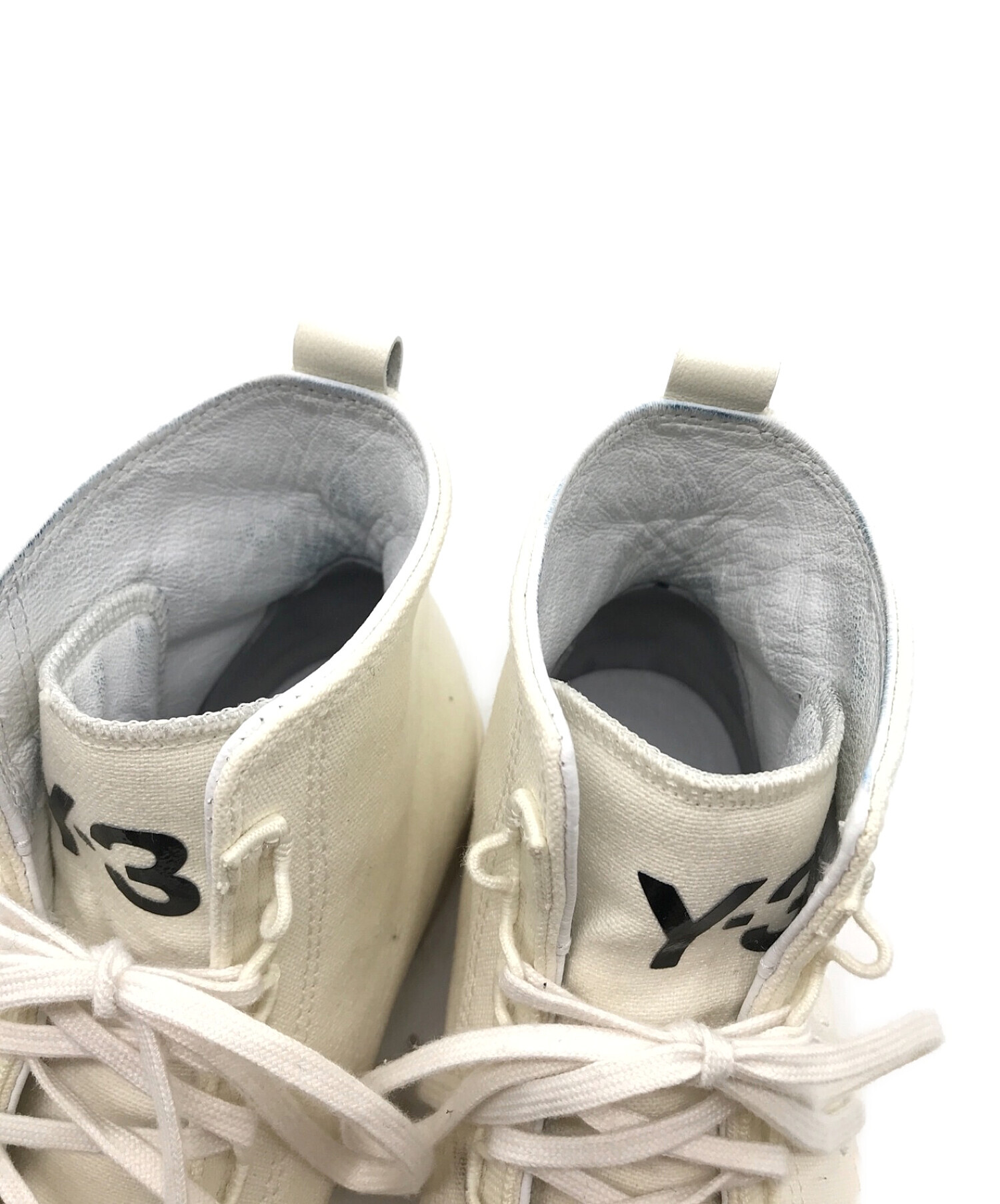 Y-3 (ワイスリー) ミドルカットスニーカー ホワイト サイズ:27cm