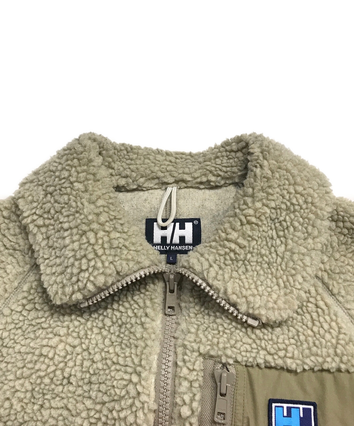 HELLY HANSEN (ヘリーハンセン) ファイバーパイルサーモジャケット ベージュ サイズ:L