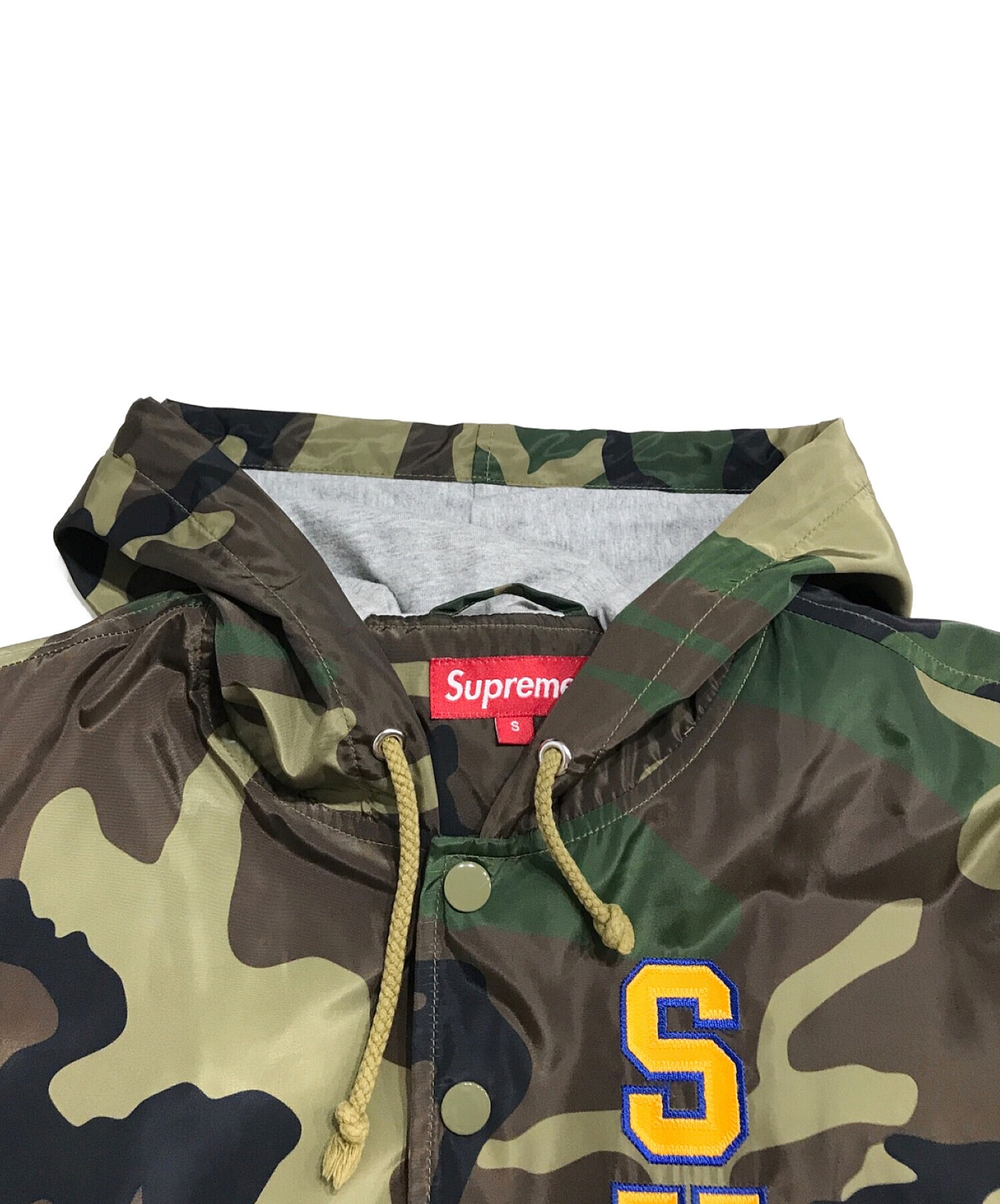 中古・古着通販】SUPREME (シュプリーム) バーティカルロゴフーデッド