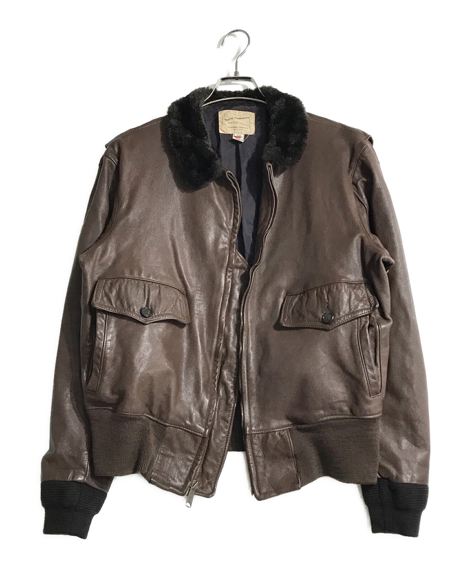 Taylors Leatherwear (テイラーズレザーウェア) レザージャケット ブラウン サイズ:44