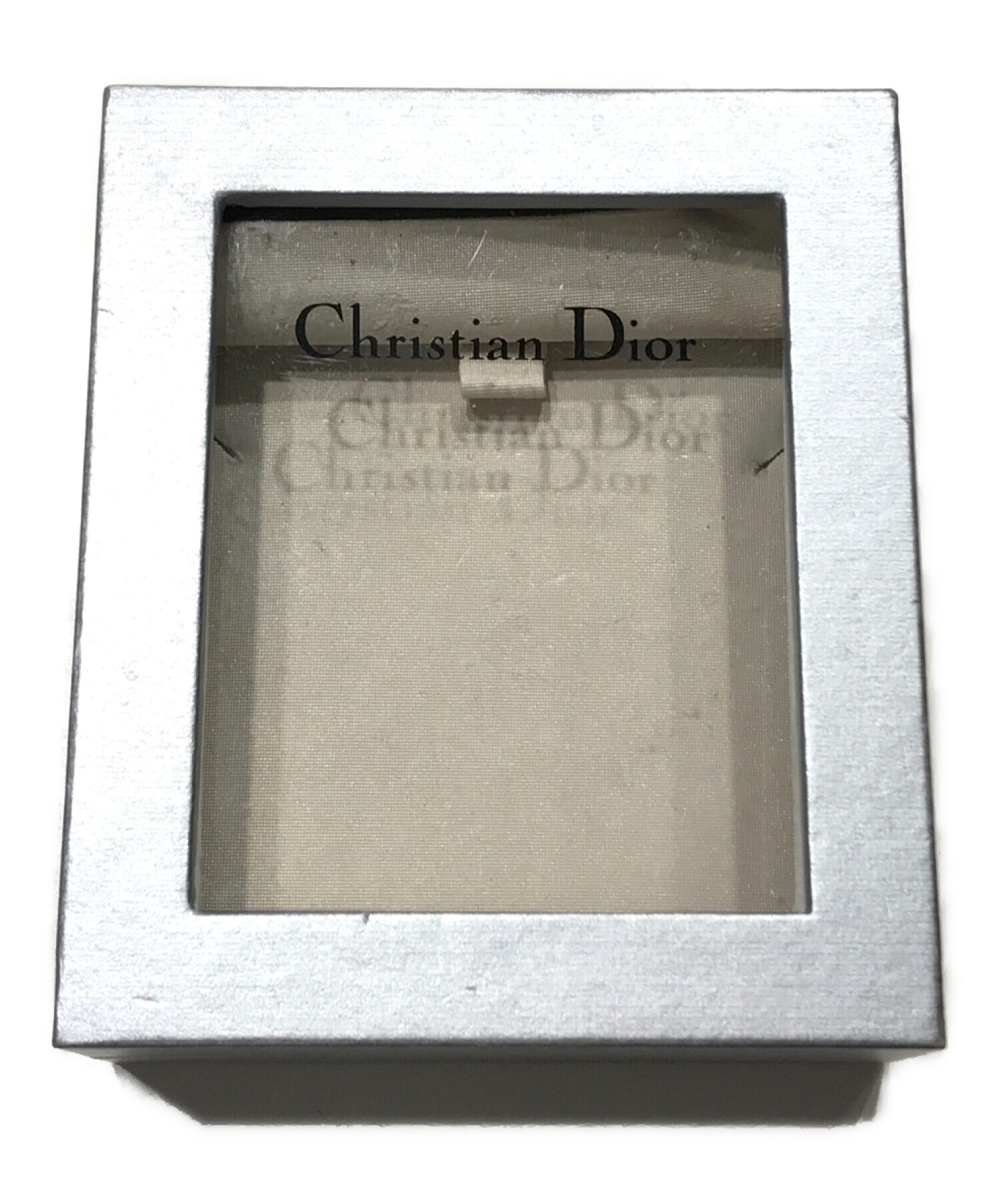 Christian Dior (クリスチャン ディオール) ロゴプレートネックレス