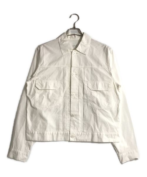【中古・古着通販】SH (エスエイチ) シャツジャケット ホワイト