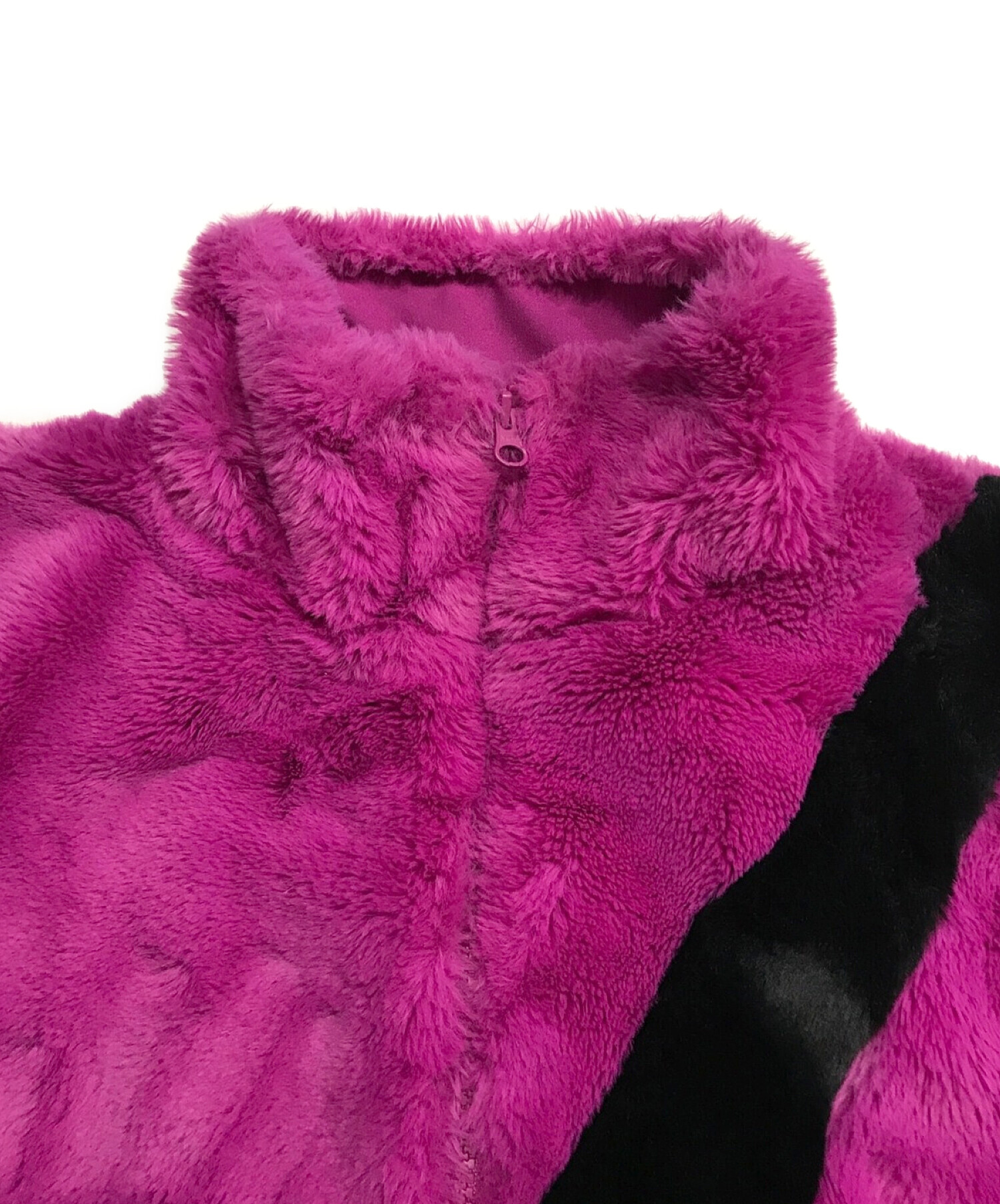 NIKE (ナイキ) ビッグスウッシュフリースジャケット ピンク サイズ:M