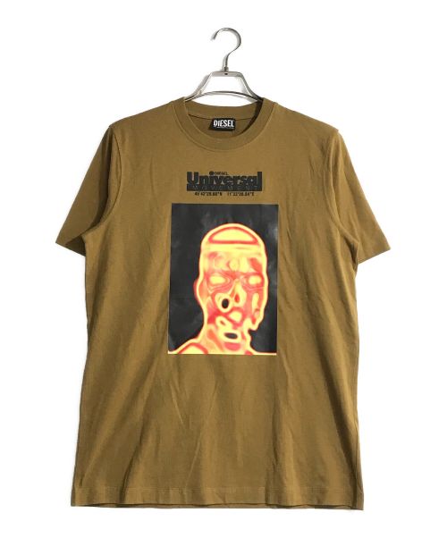 【中古・古着通販】DIESEL (ディーゼル) Tシャツ ベージュ サイズ:S