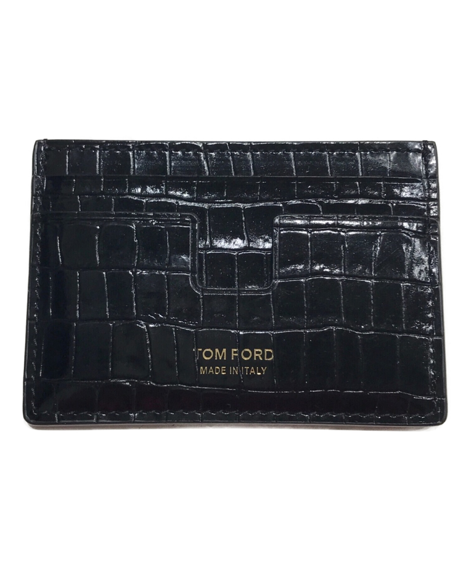 中古・古着通販】TOM FORD (トムフォード) カードケース ブラック 