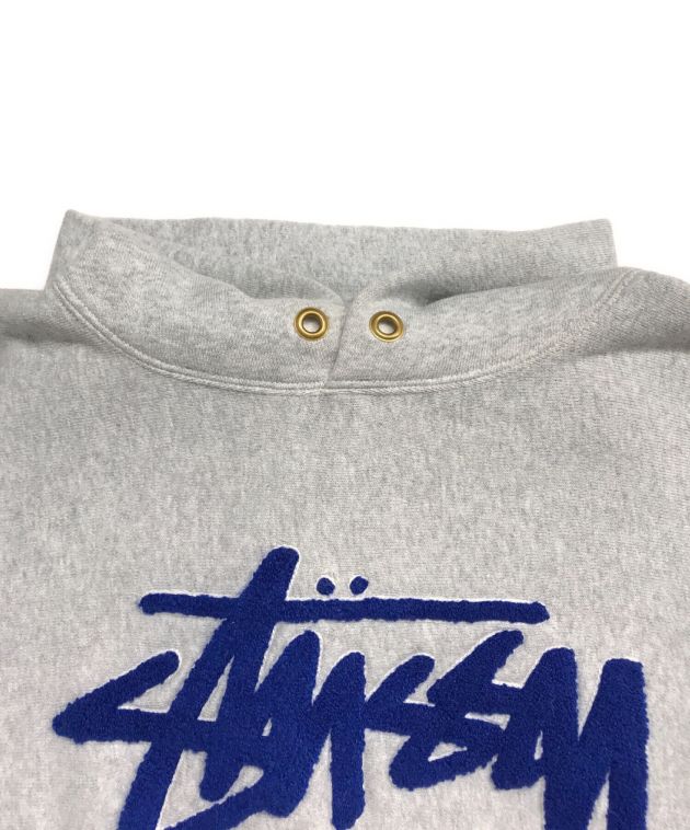 stussy (ステューシー) Champion (チャンピオン) コラボリバースウィーブパーカー グレー サイズ:S