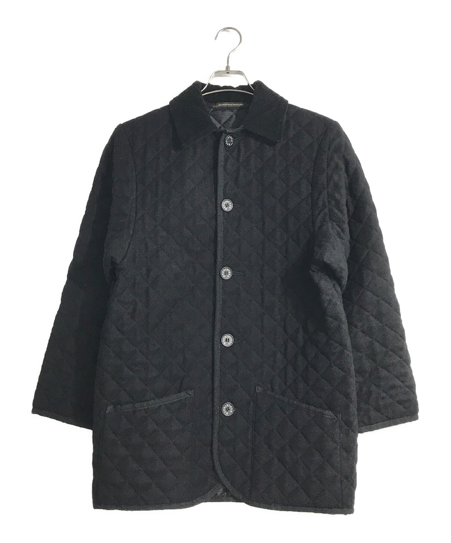 MACKINTOSH (マッキントッシュ) キルティングウールジャケット ブラック サイズ:36