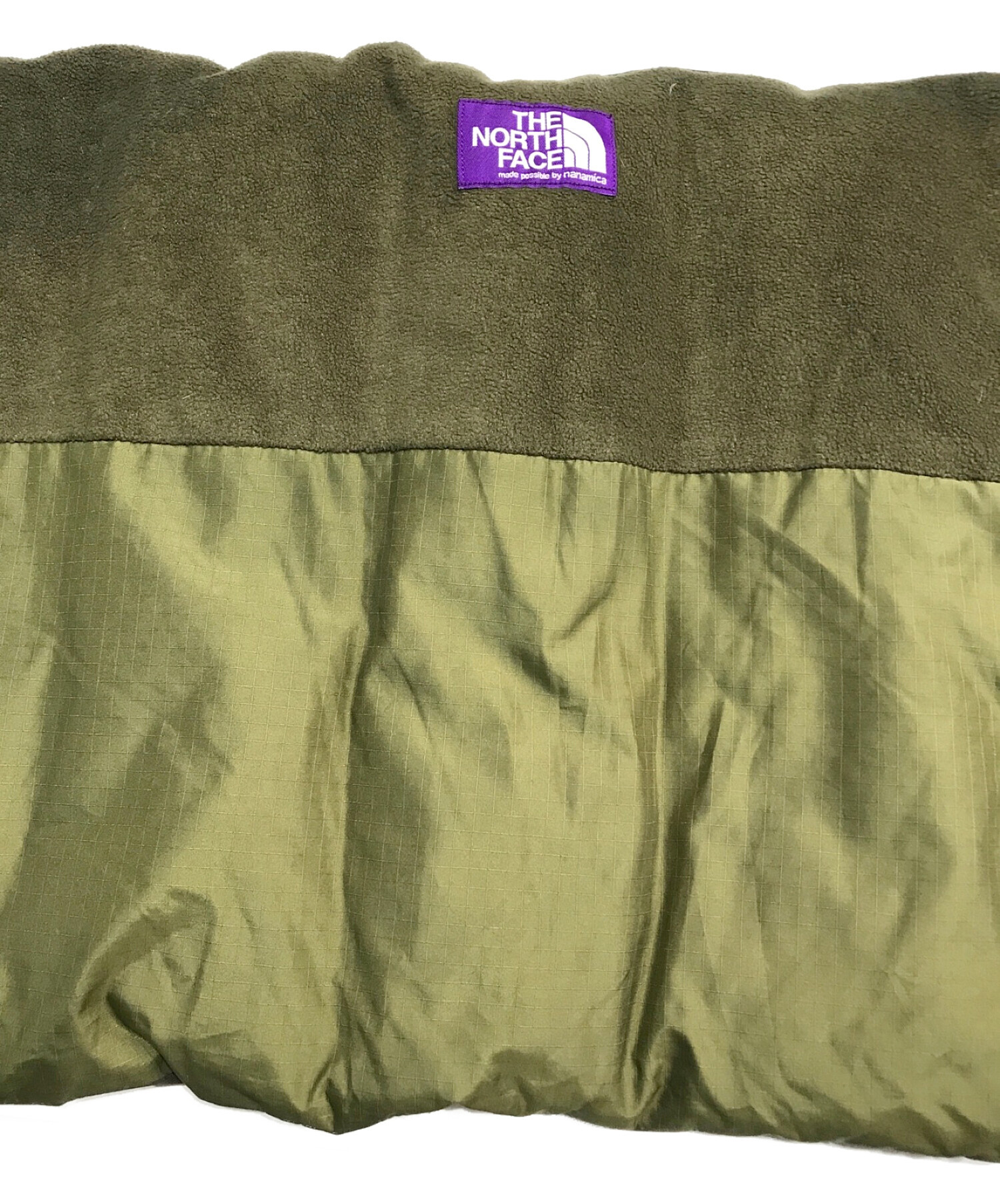 中古・古着通販】THE NORTHFACE PURPLELABEL (ザ・ノースフェイス パープルレーベル) フィールドダウンケープ ダウンマフラー  オリーブ サイズ:F｜ブランド・古着通販 トレファク公式【TREFAC FASHION】スマホサイト