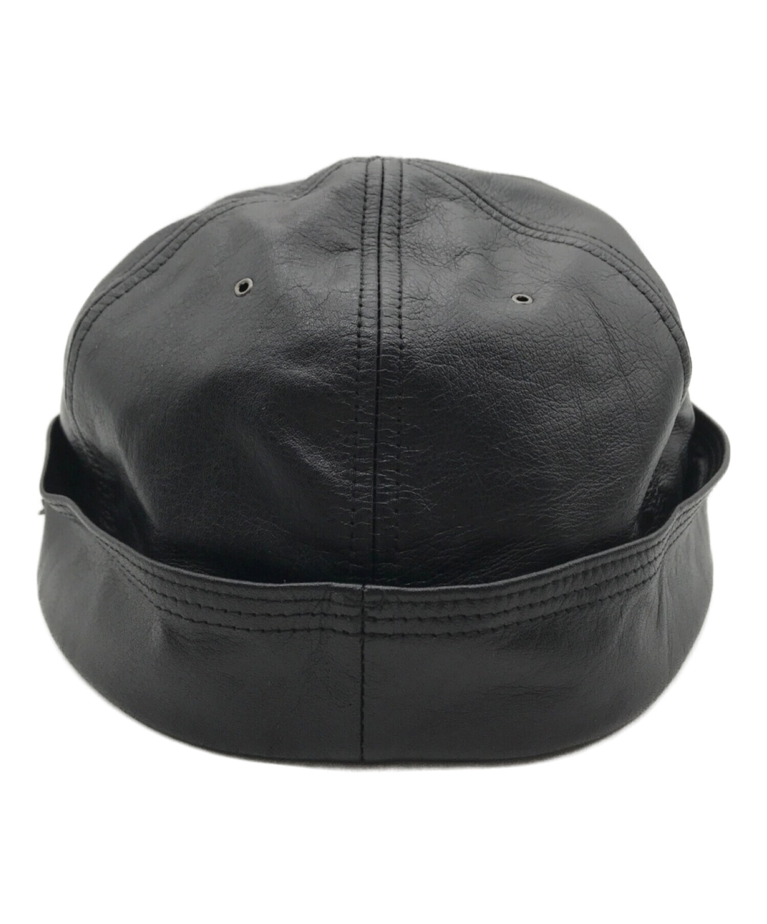 SOLARIS & Co. レザー バケットハット - 帽子