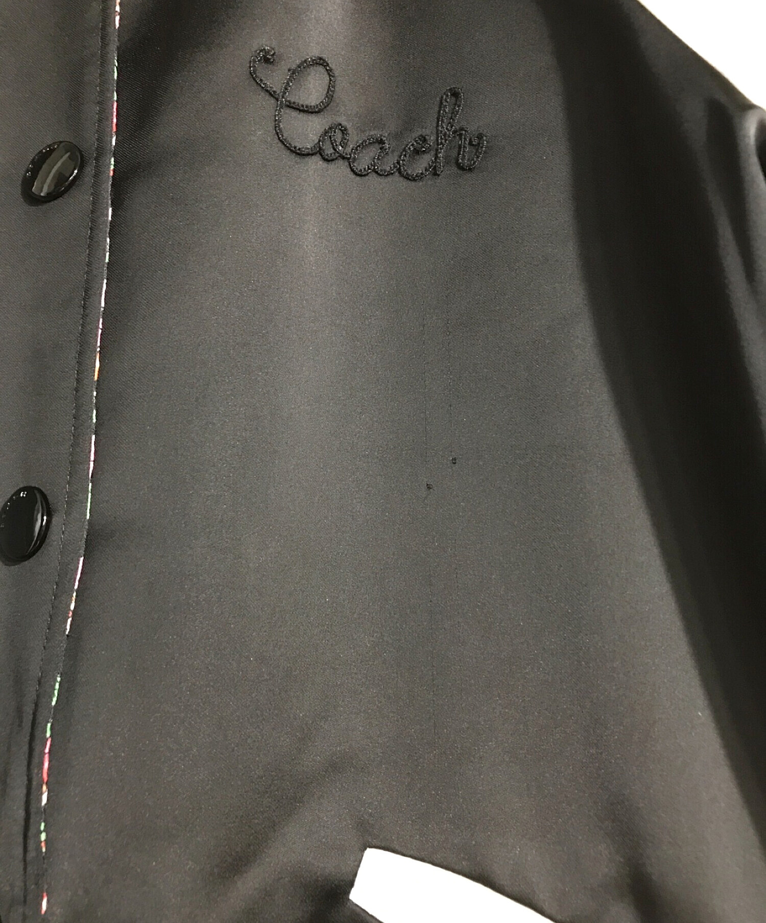 中古・古着通販】COACH (コーチ) リバーシブルスカジャン ブラック