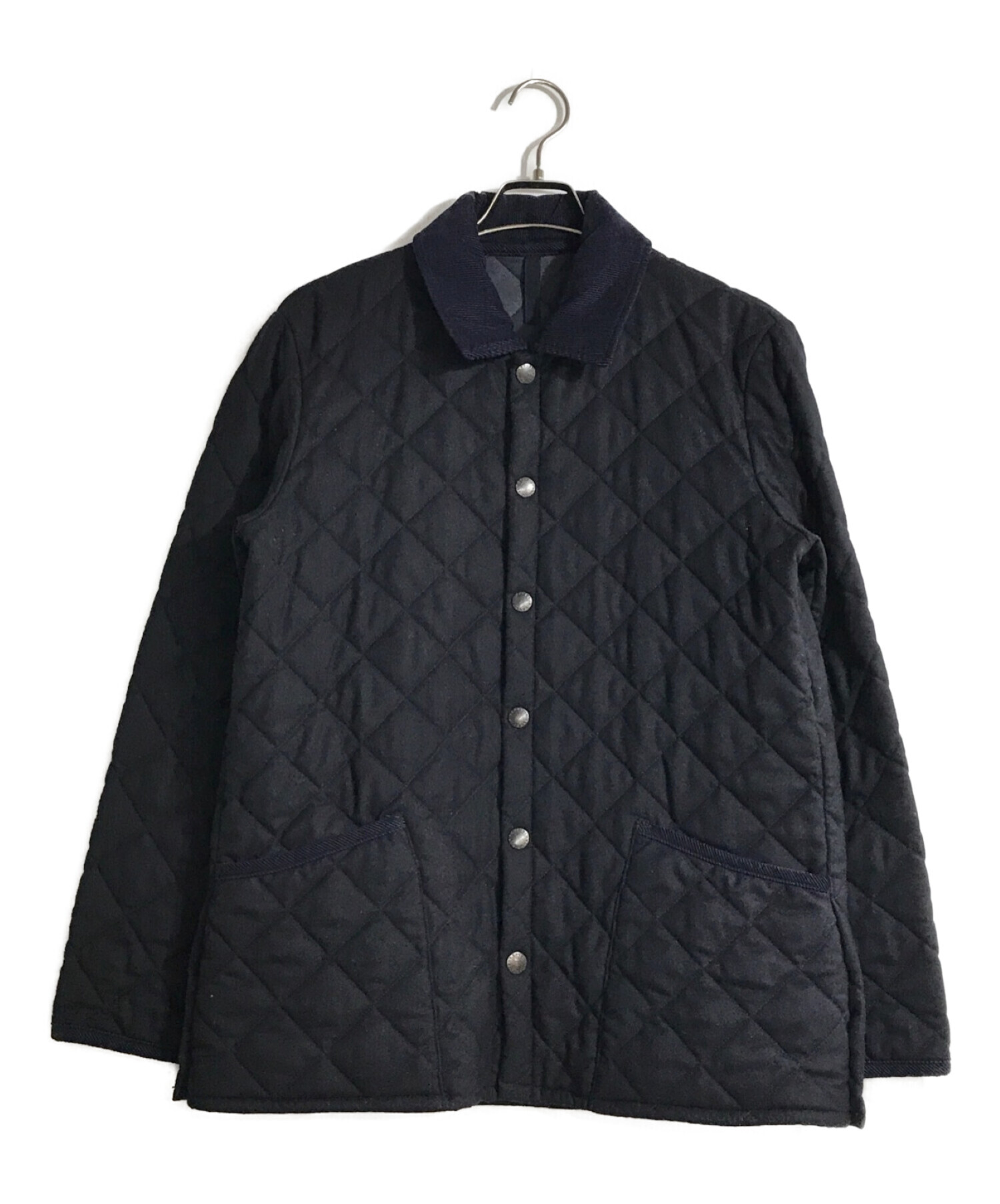 Barbour (バブアー) ウールキルティングジャケット ネイビー サイズ:40