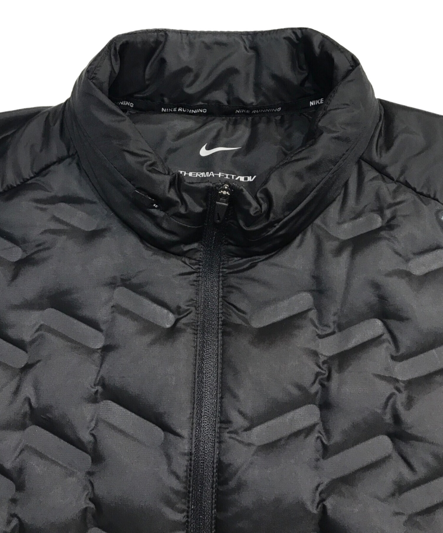 NIKE (ナイキ) ダウンフィル ランニングジャケット ブラック サイズ:XL