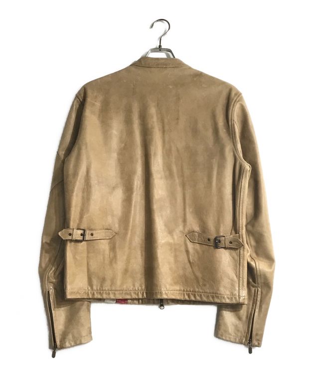 中古・古着通販】BELSTAFF (ベルスタッフ) シングルライダースジャケット ベージュ サイズ:M｜ブランド・古着通販  トレファク公式【TREFAC FASHION】スマホサイト