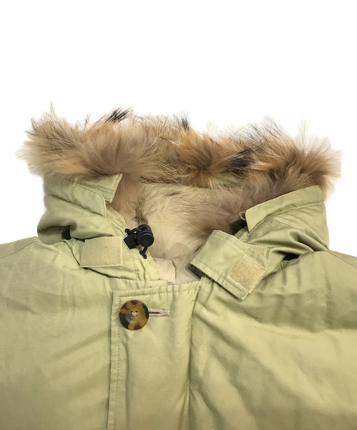 WOOLRICH (ウールリッチ) アークティックパーカーダウンジャケット ベージュ サイズ:L