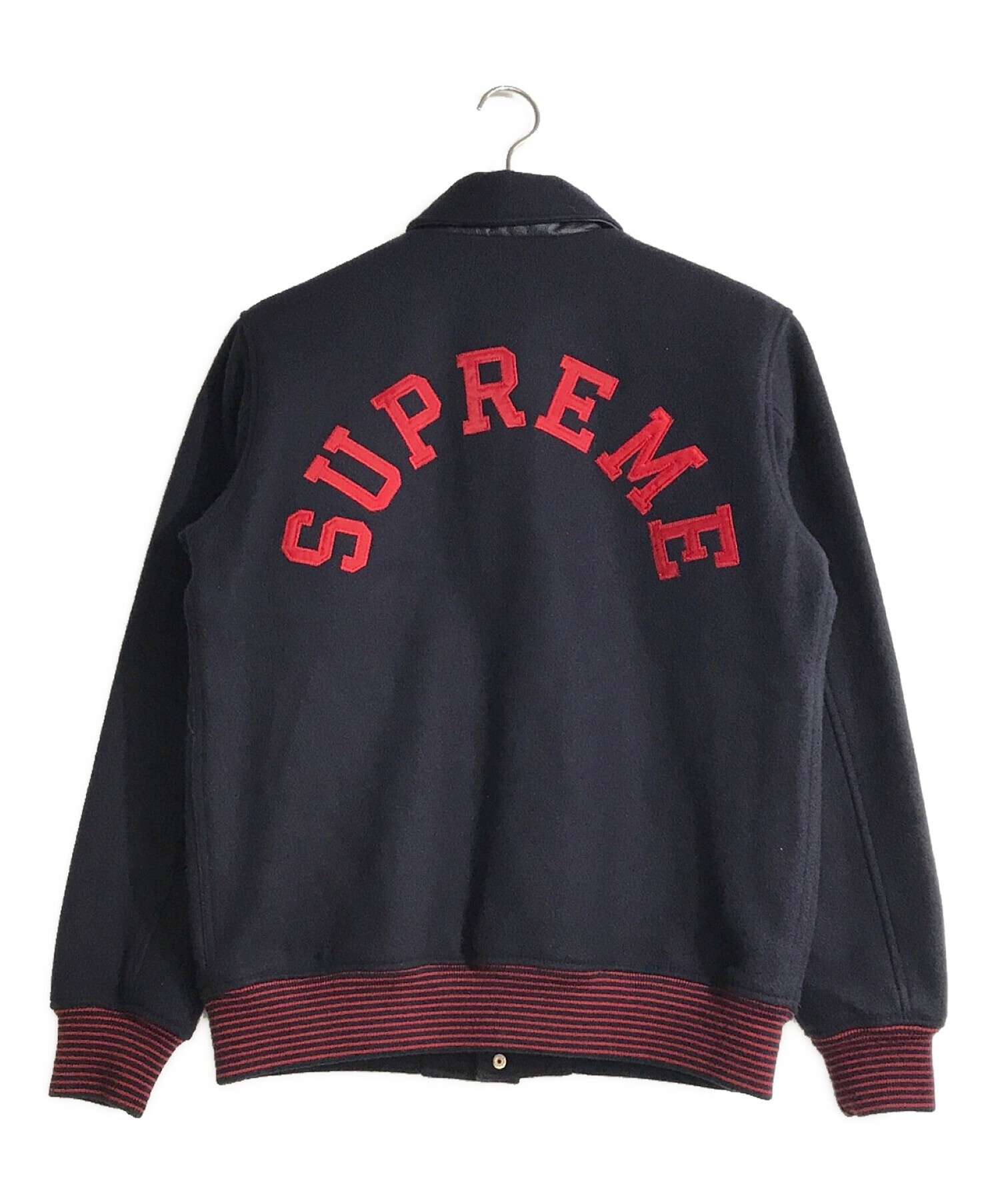 中古・古着通販】SUPREME (シュプリーム) スタジャン ネイビー サイズ