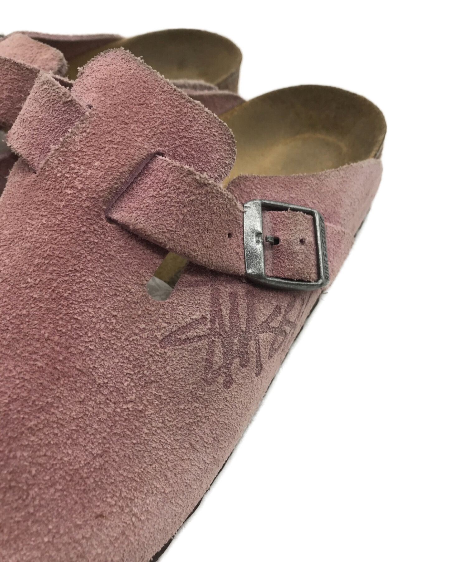 BIRKENSTOCK (ビルケンシュトック) stussy (ステューシー) サンダル ピンク サイズ:26cm