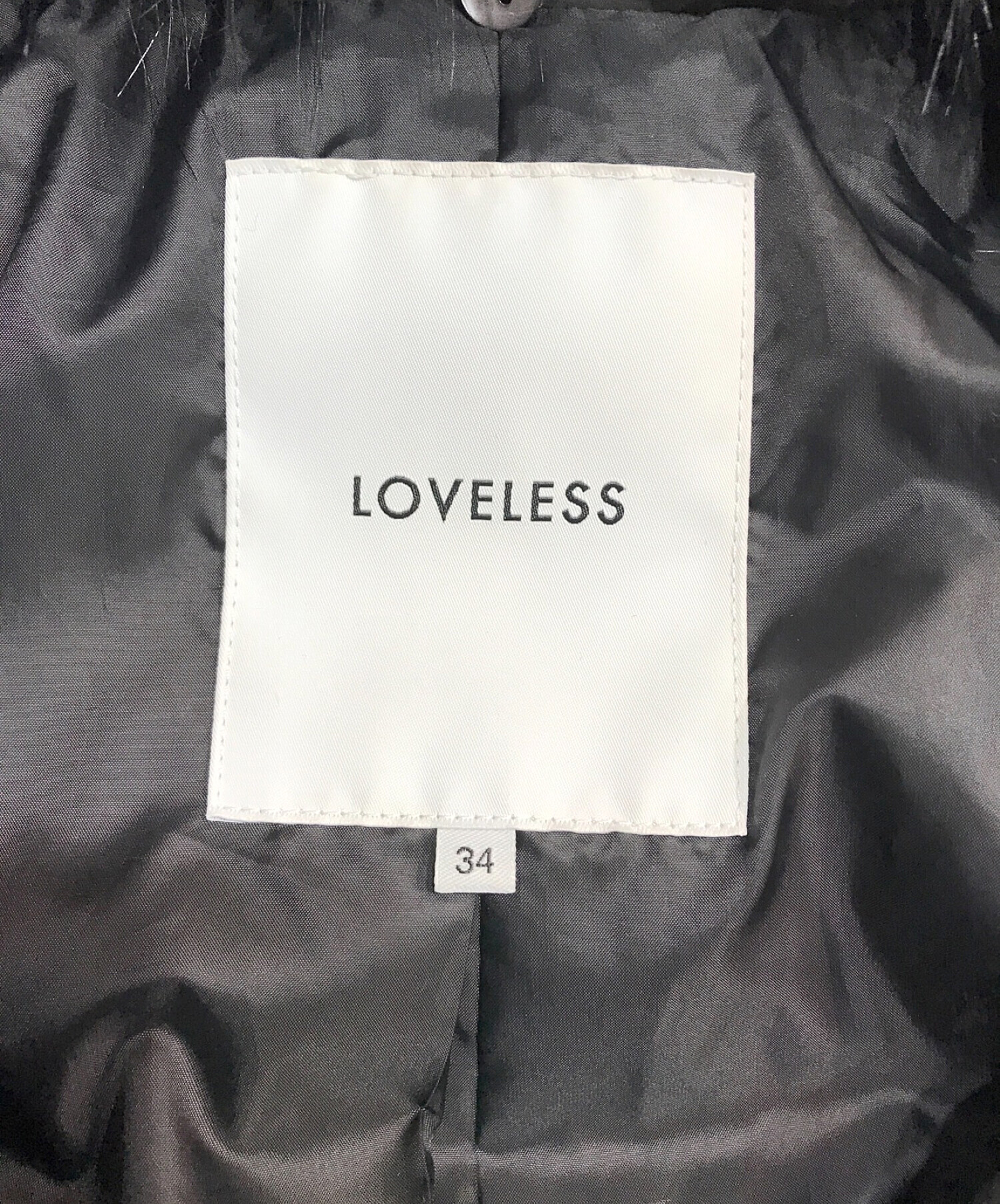 中古・古着通販】LOVELESS (ラブレス) ロング ライダース ダウン