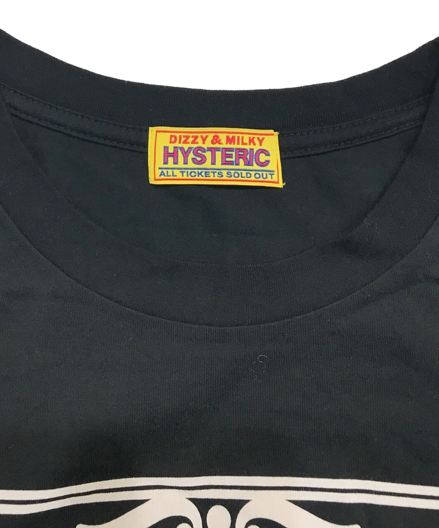 Hysteric Glamour (ヒステリックグラマー) PUB MIRROR オーバーサイズTシャツ ブラック サイズ:FREE