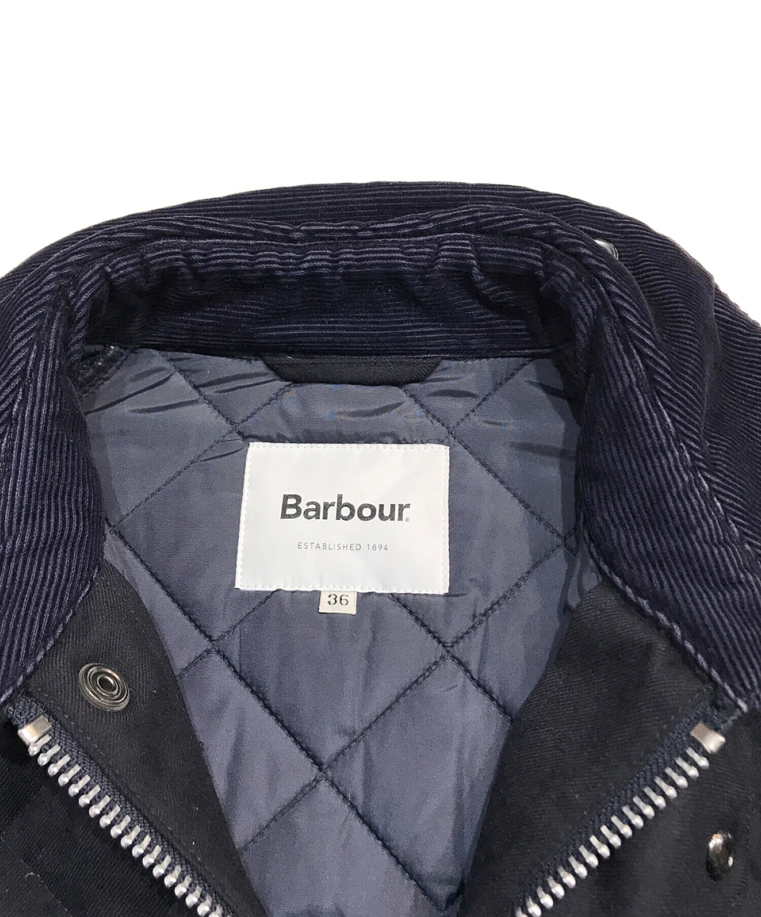 Barbour (バブアー) ビデイルSLキルティングジャケット ネイビー サイズ:36